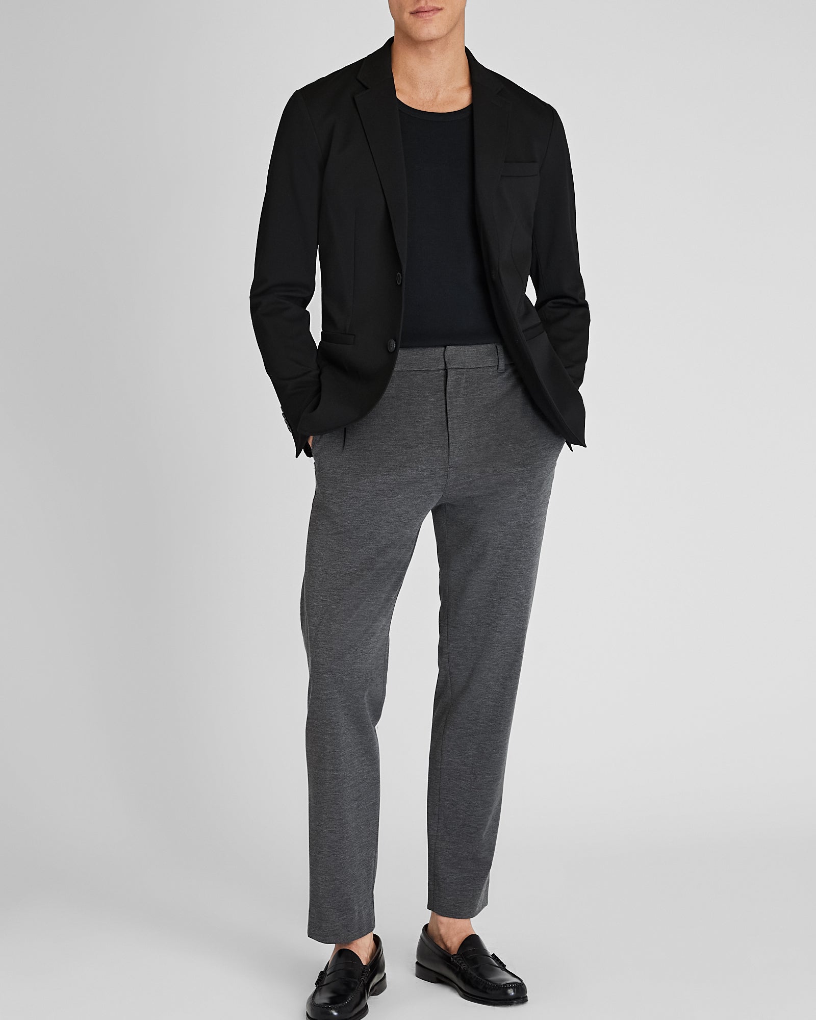 CLUB MONACO - Ribbed Tank Top - Black