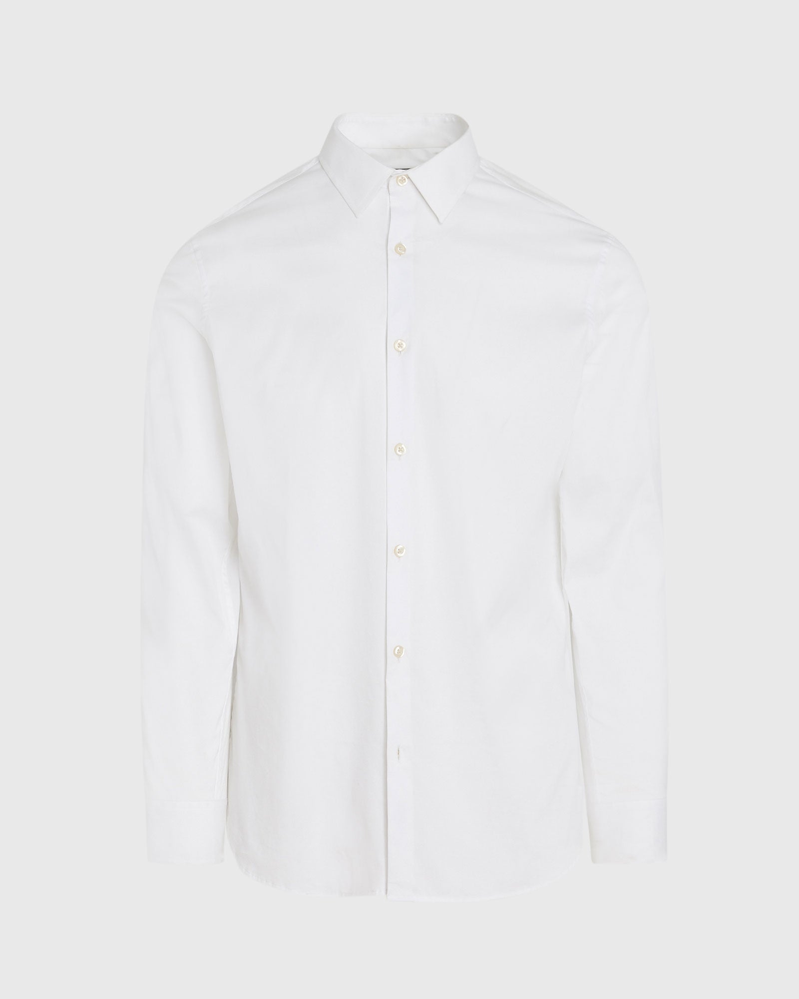 CLUB MONACO - Stretch Poplin Dress Shirt - White