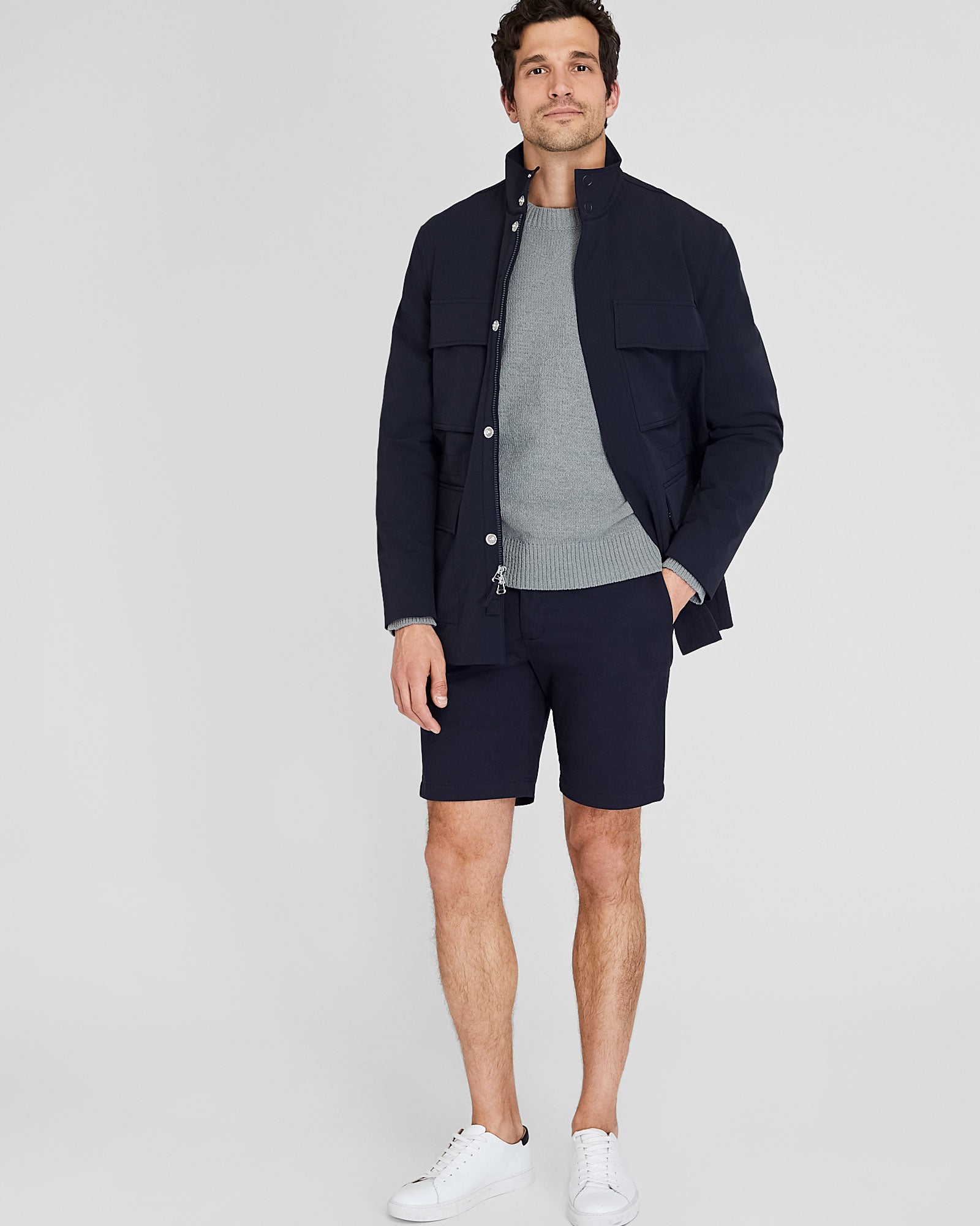CLUB MONACO - Maddox 9" Shorts - Navy