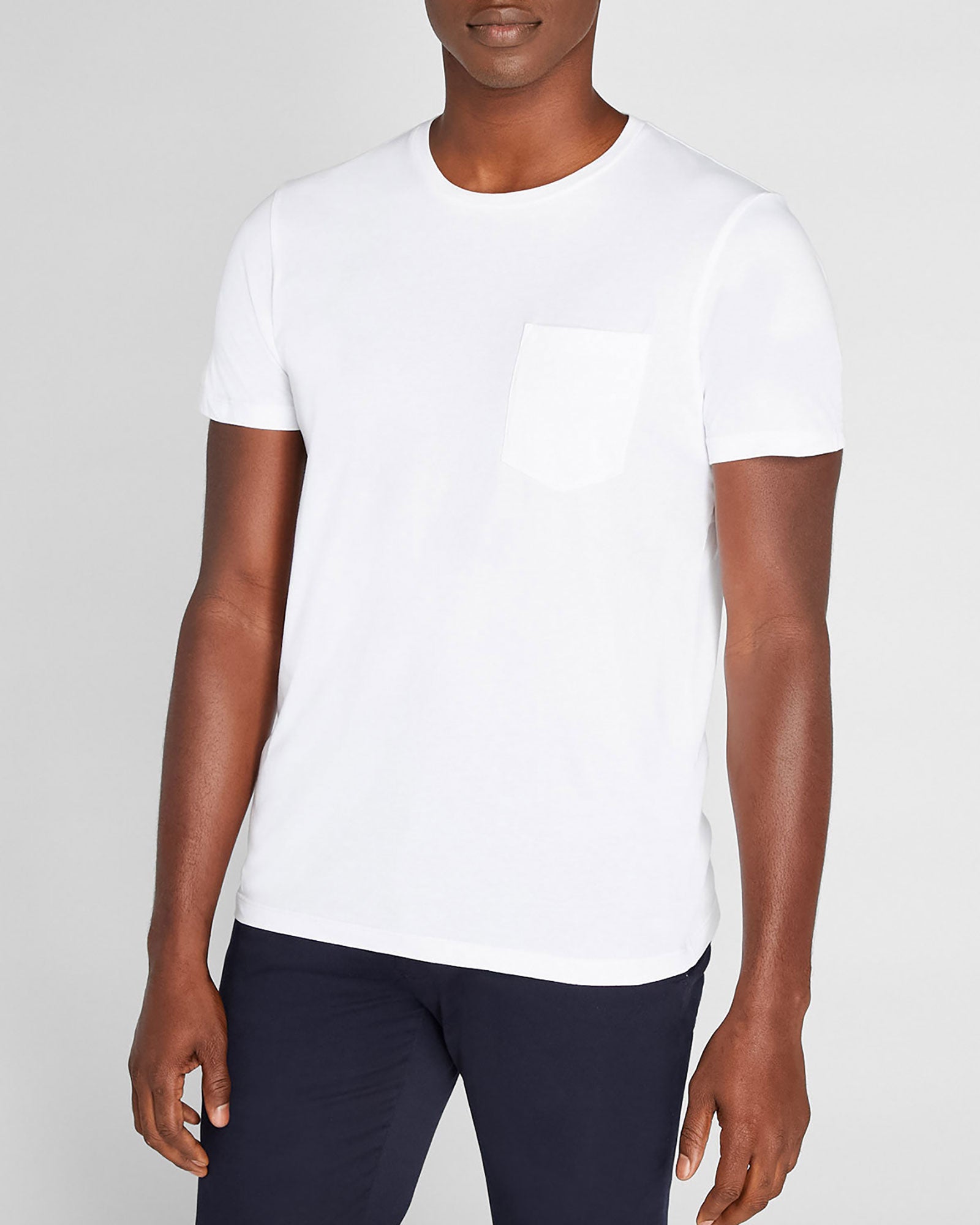 CLUB MONACO - Williams Pocket Tee - White