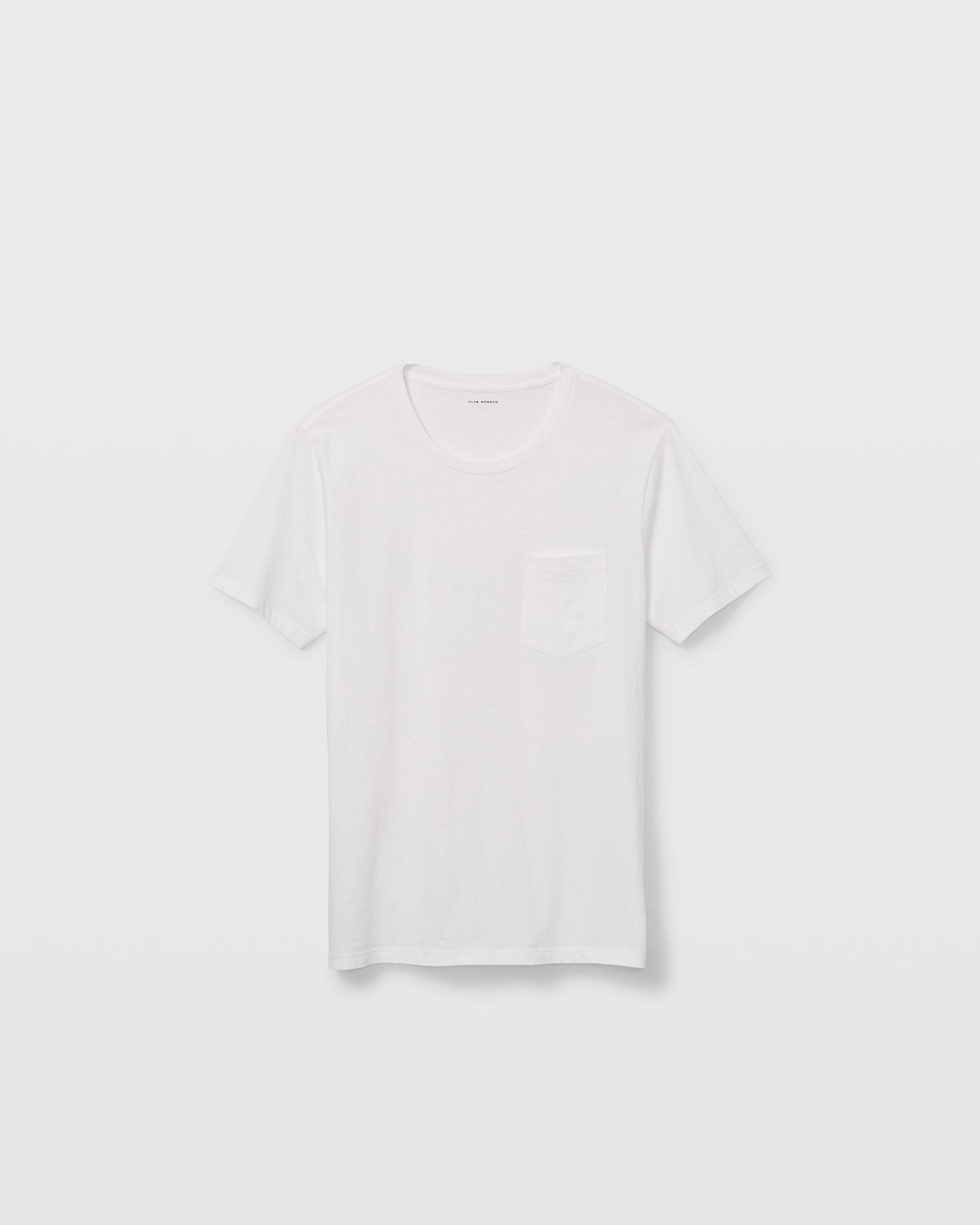 CLUB MONACO - Williams Pocket Tee - White