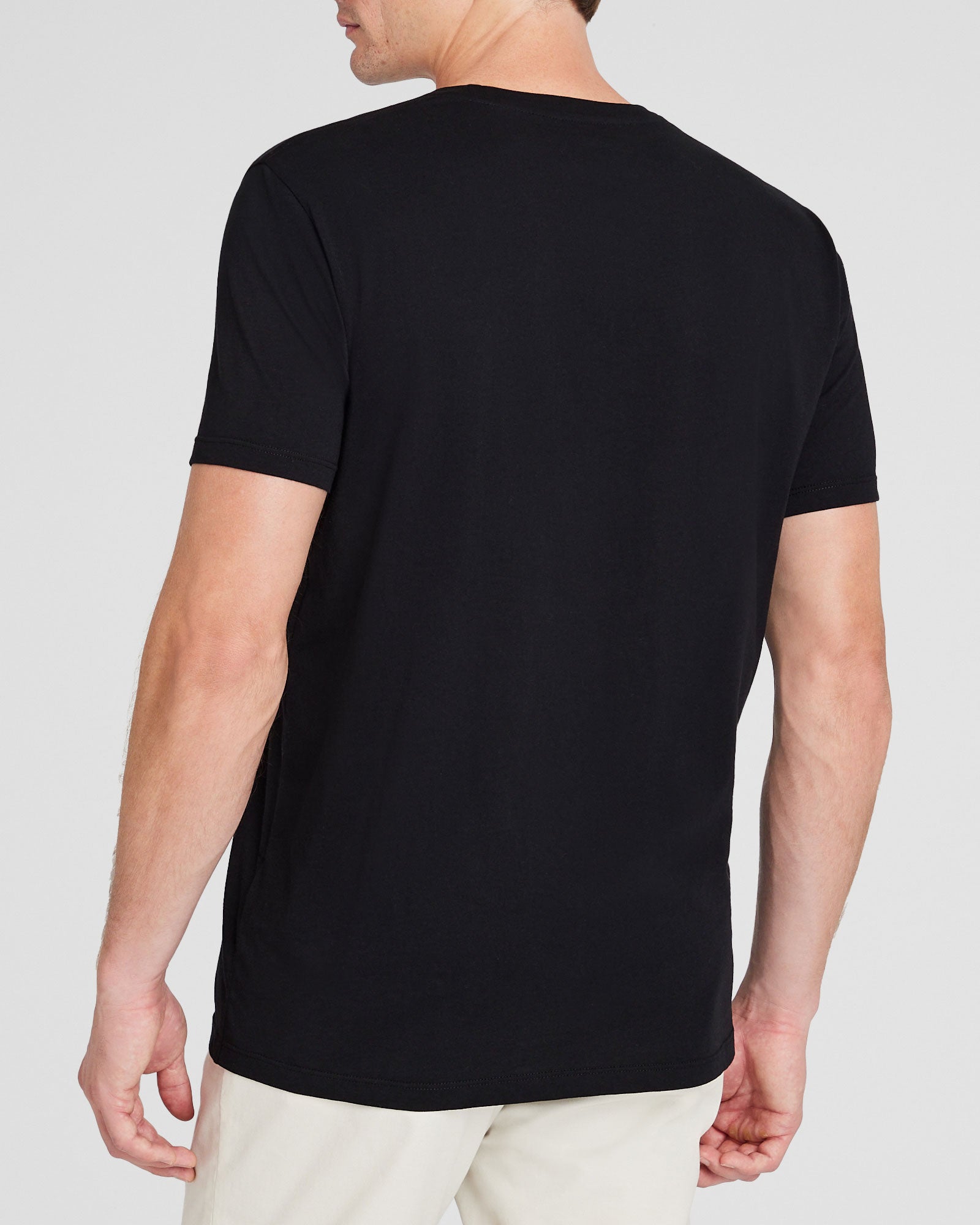 CLUB MONACO - Williams Pocket Tee - Black