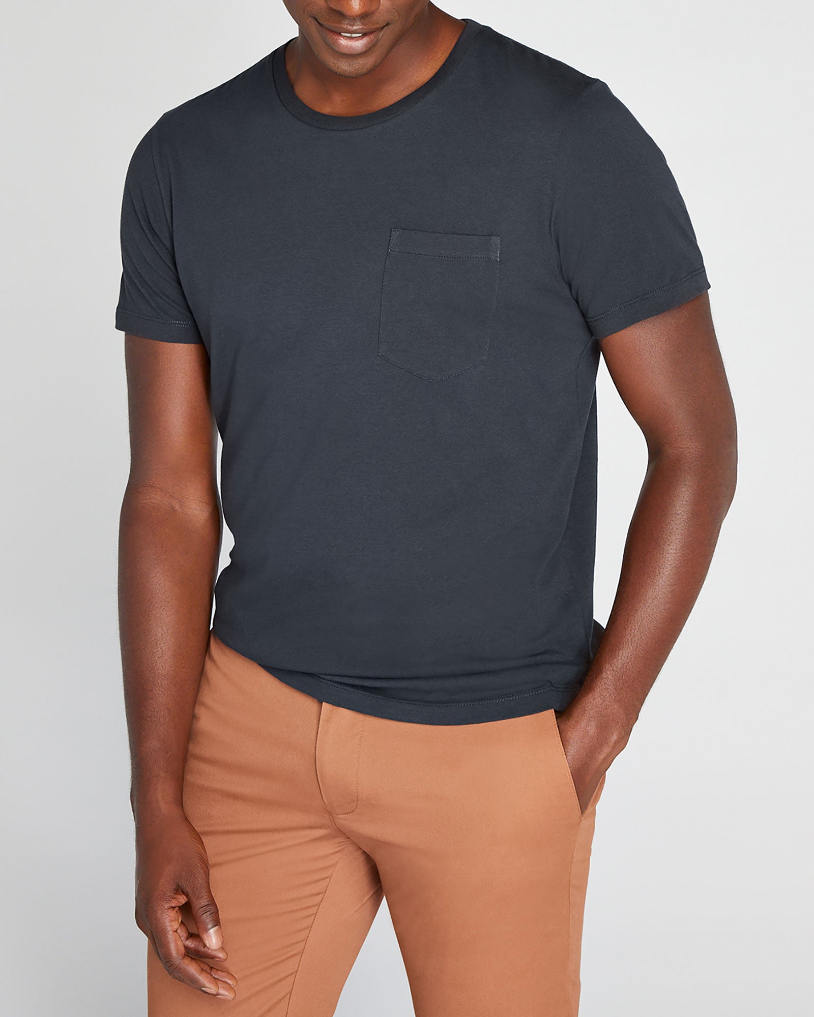 CLUB MONACO - Williams Pocket Tee - Eclipse