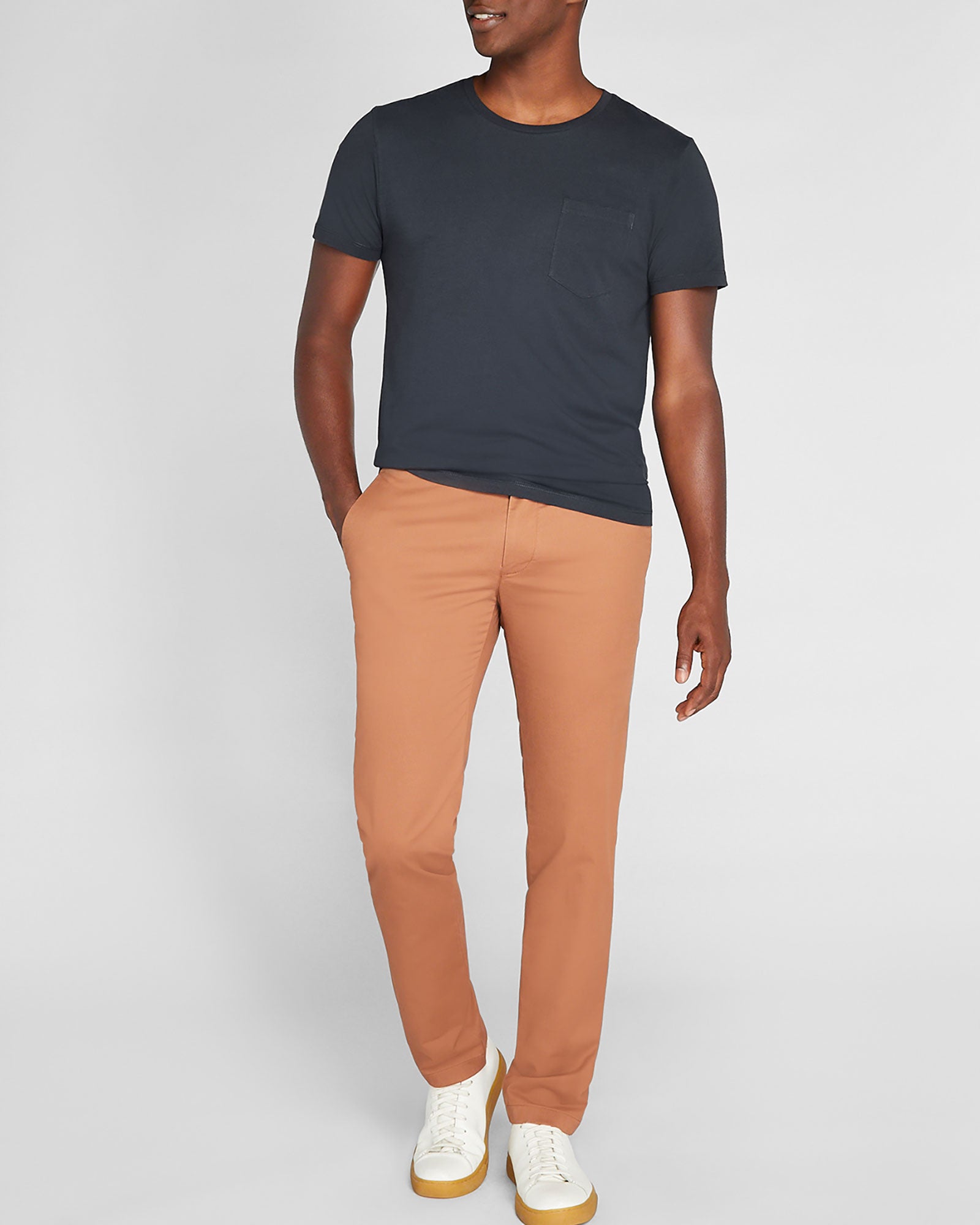 CLUB MONACO - Williams Pocket Tee - Eclipse