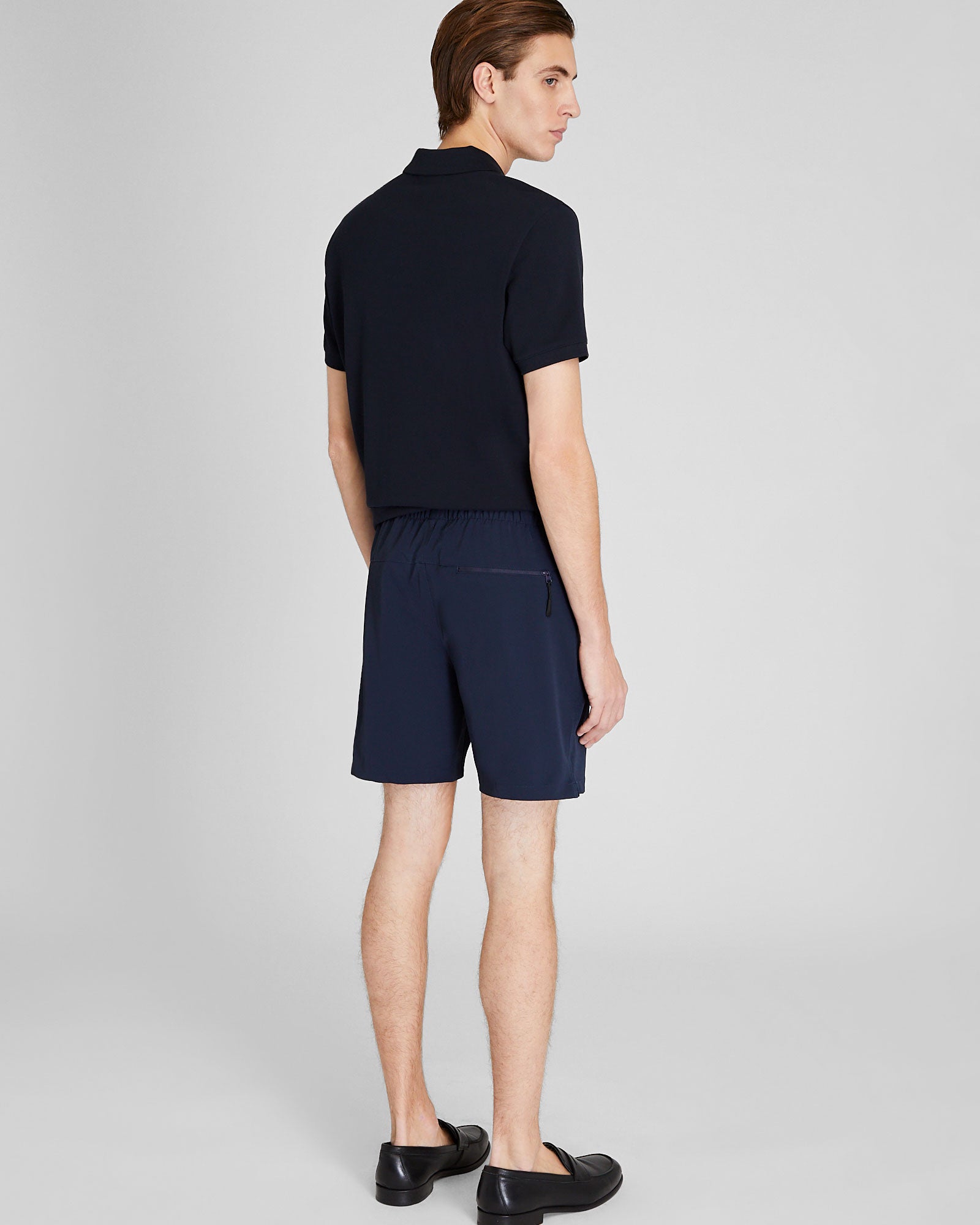 CLUB MONACO - Athletic Shorts - Navy Base