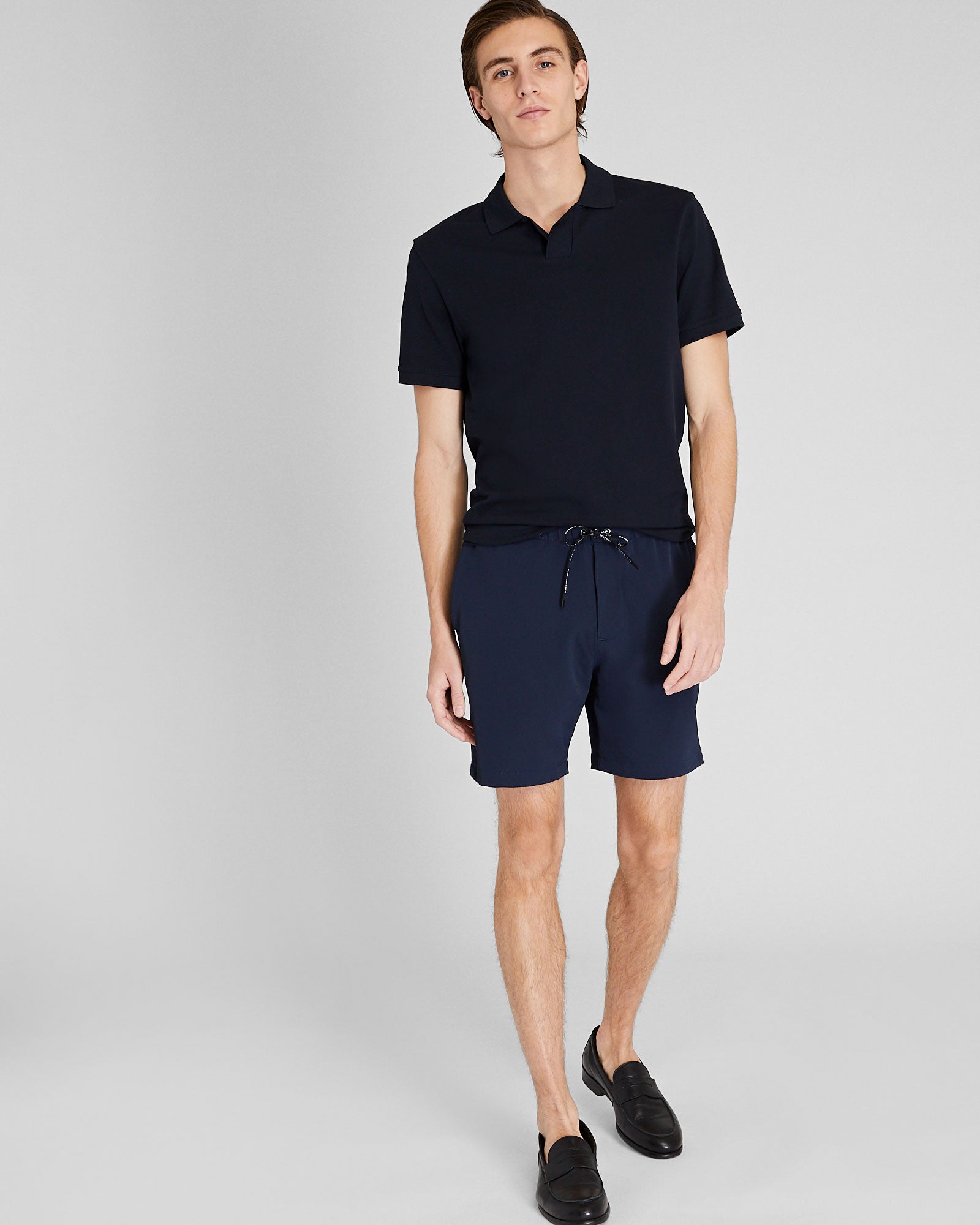 CLUB MONACO - Athletic Shorts - Navy Base