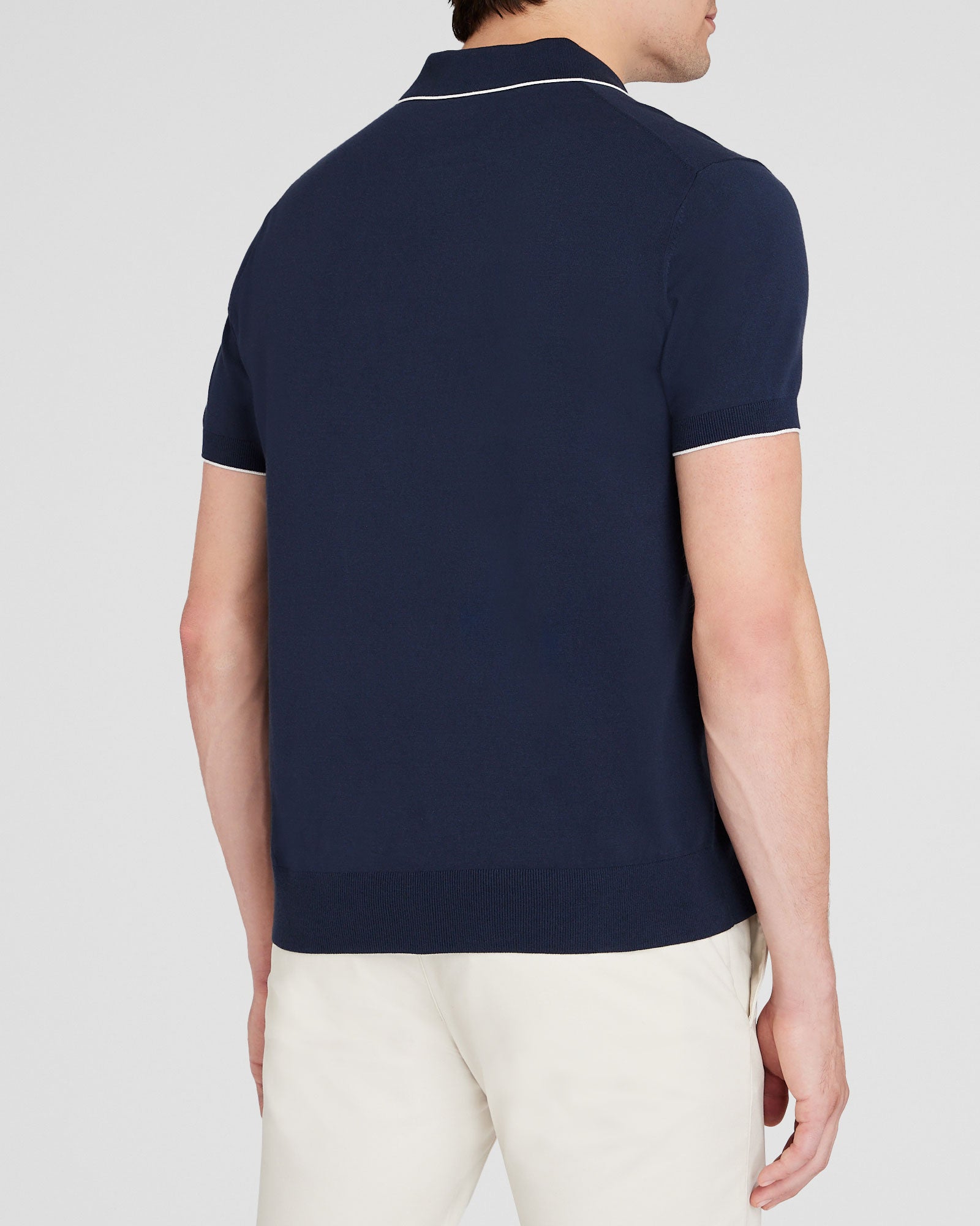 CLUB MONACO - Polo technique à manches courtes - Marine