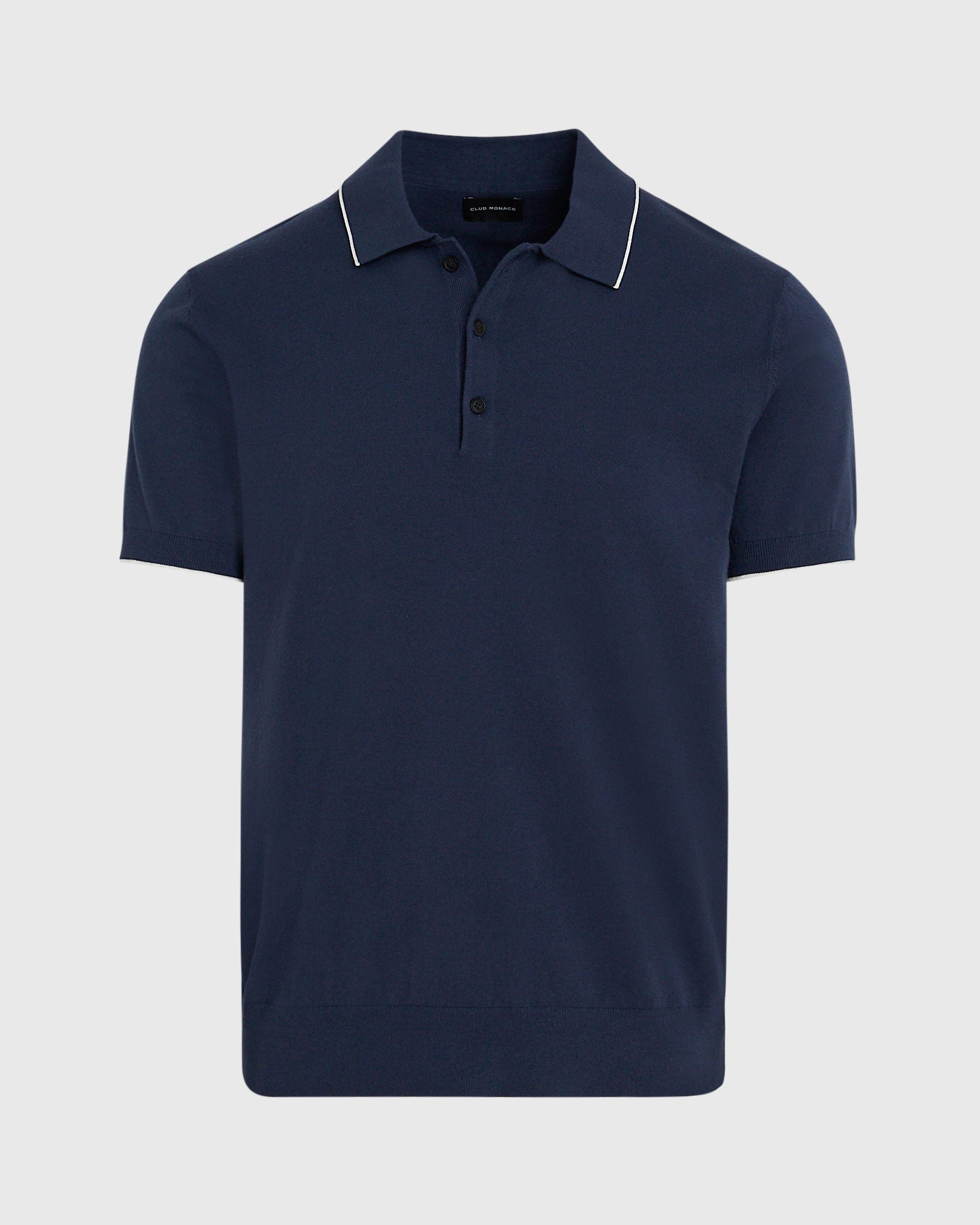 CLUB MONACO - Polo technique à manches courtes - Marine