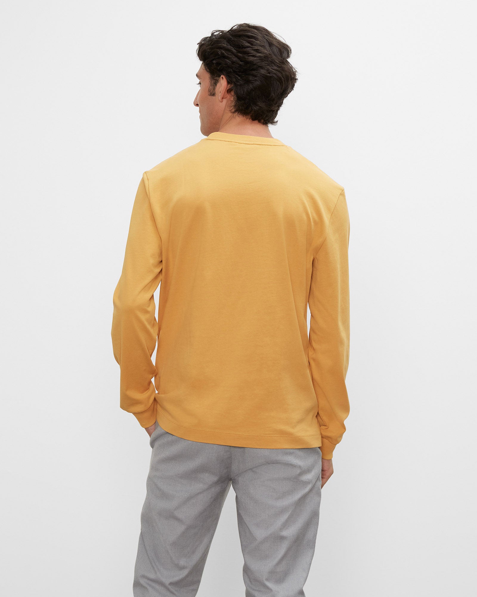 CLUB MONACO - Long-Sleeve Relaxed Tee - White