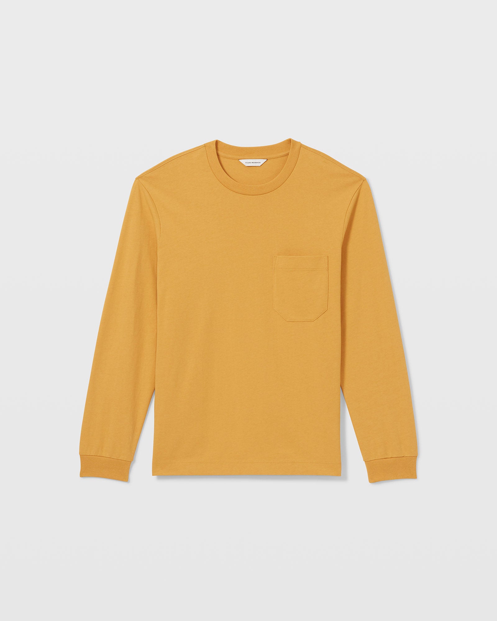 CLUB MONACO - Long-Sleeve Relaxed Tee - White