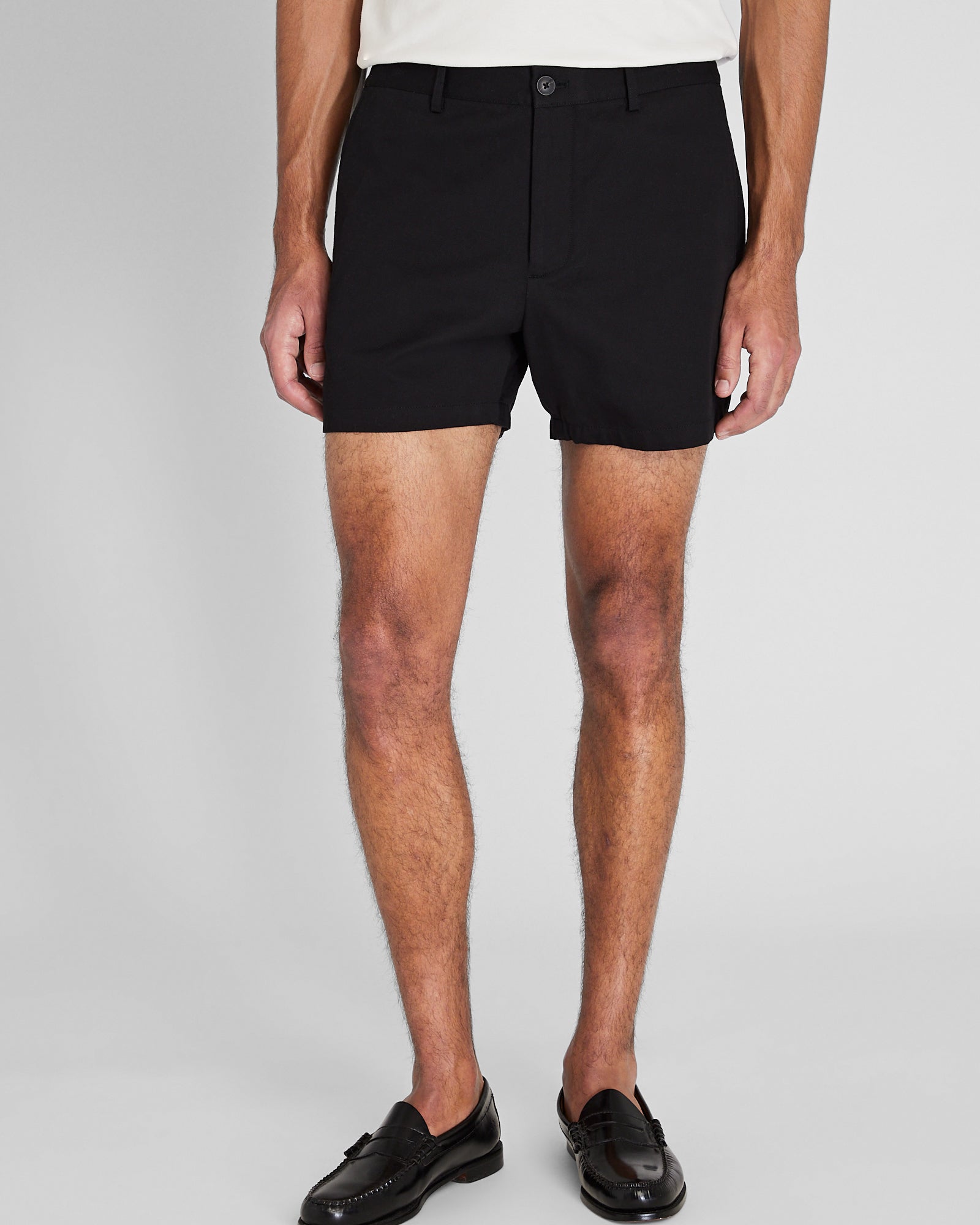 CLUB MONACO - Short texturé Jax 13 cm (5 po) - Blanc