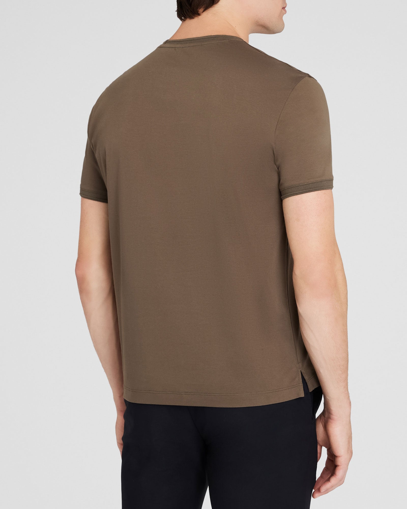 CLUB MONACO - T-shirt raffiné - olive moyenne