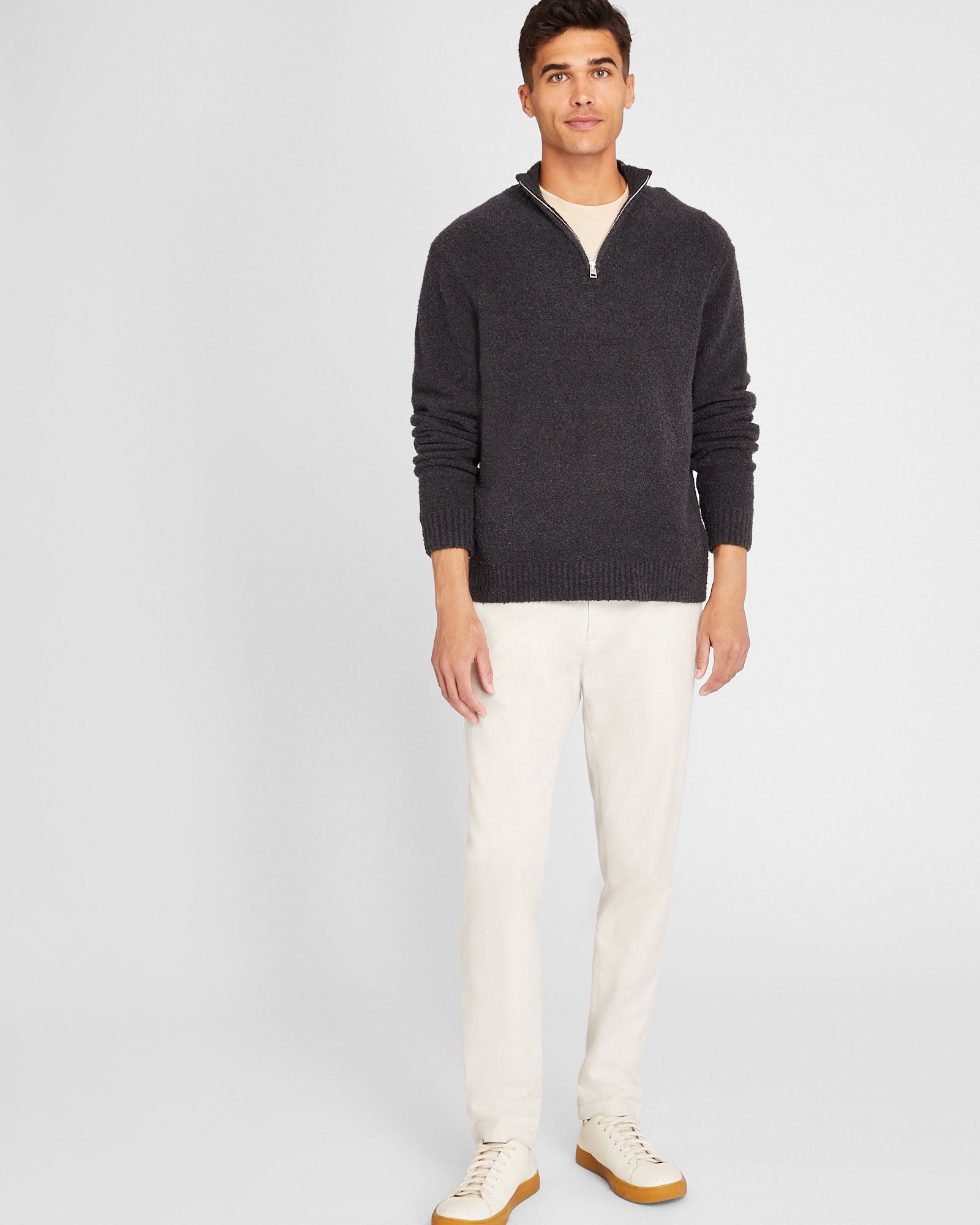 CLUB MONACO - Chandail bouclé - Anthracite