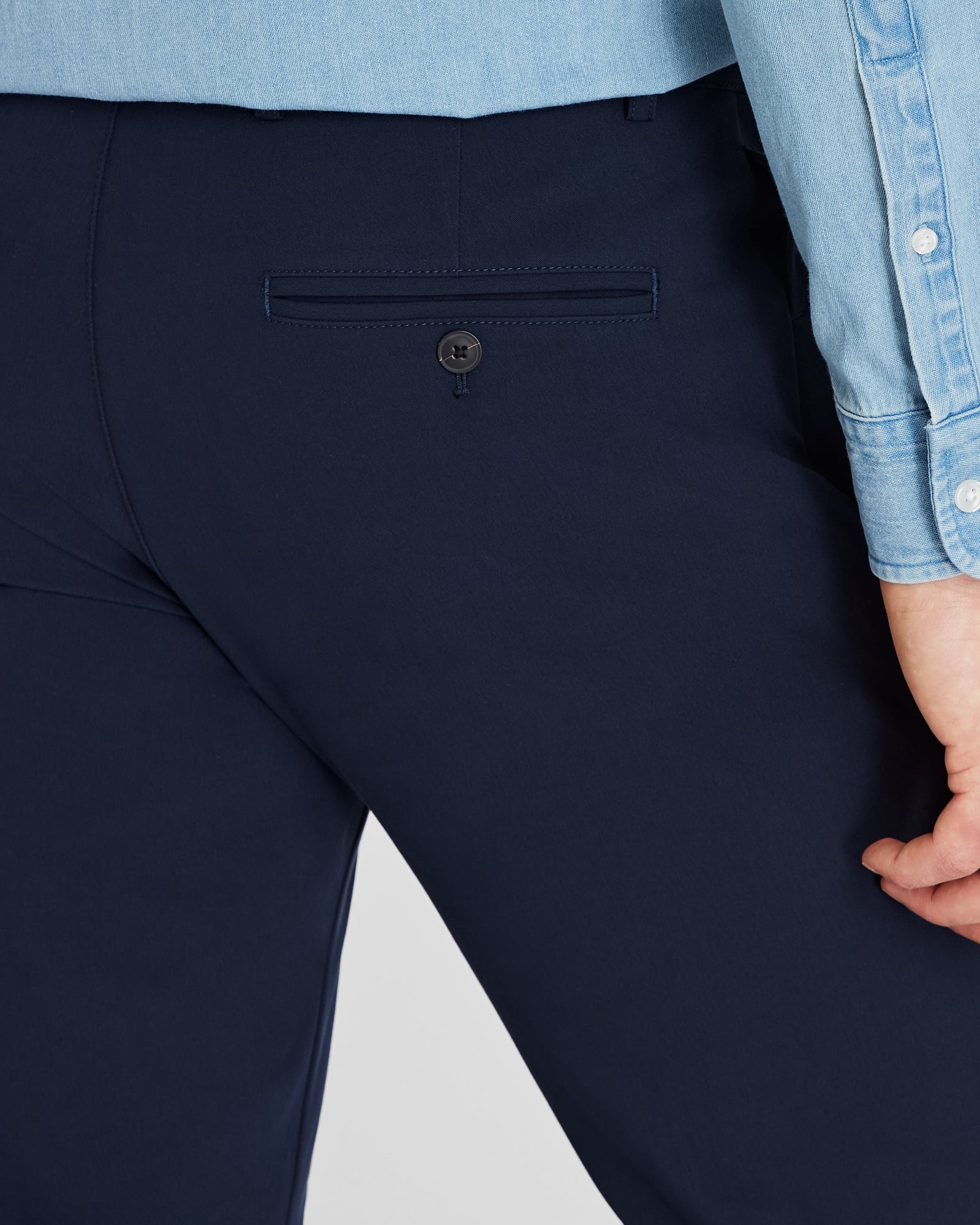CLUB MONACO - Pantalon technique Connor - Blanc Cassé