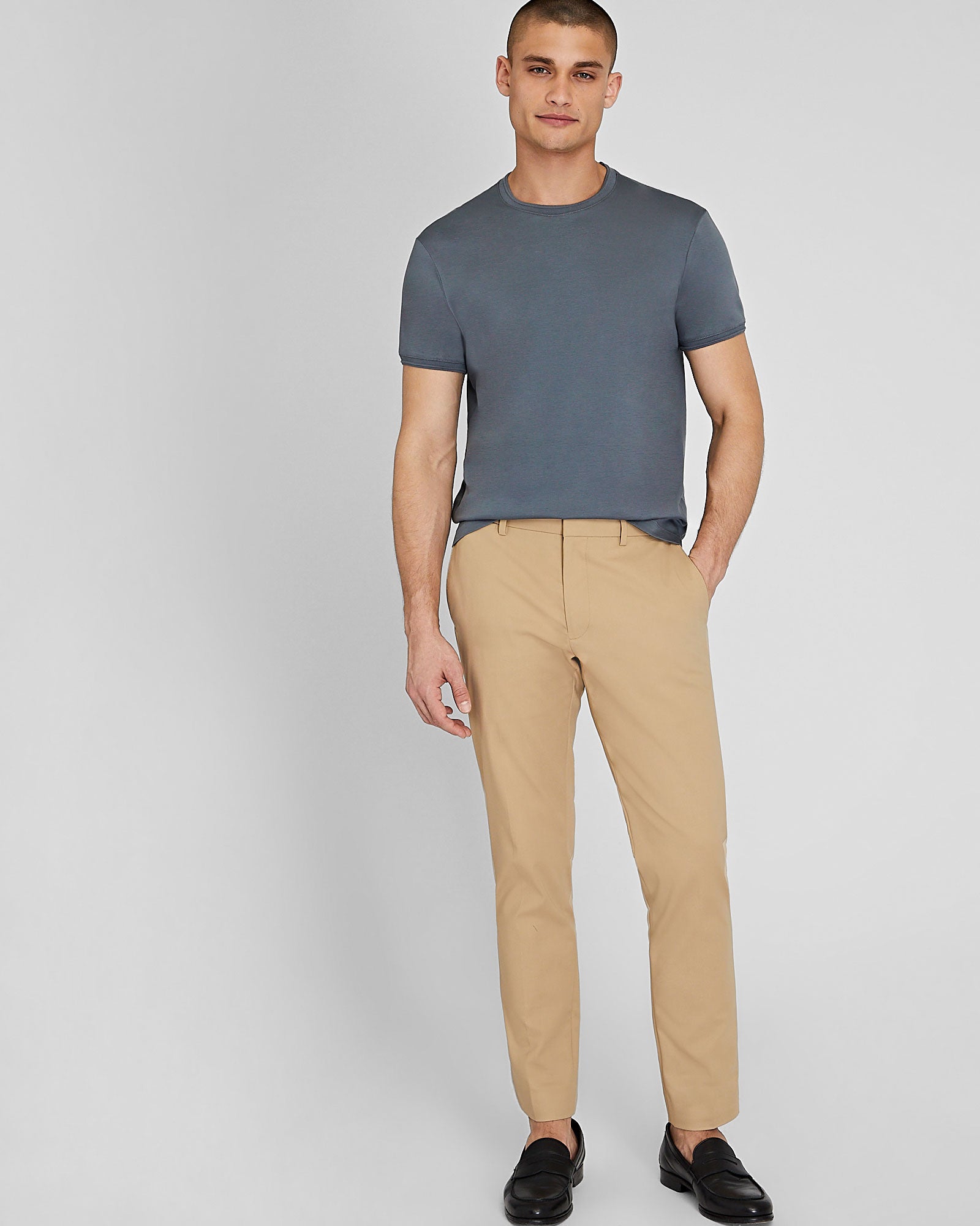 CLUB MONACO - City Dress Trouser - Khaki