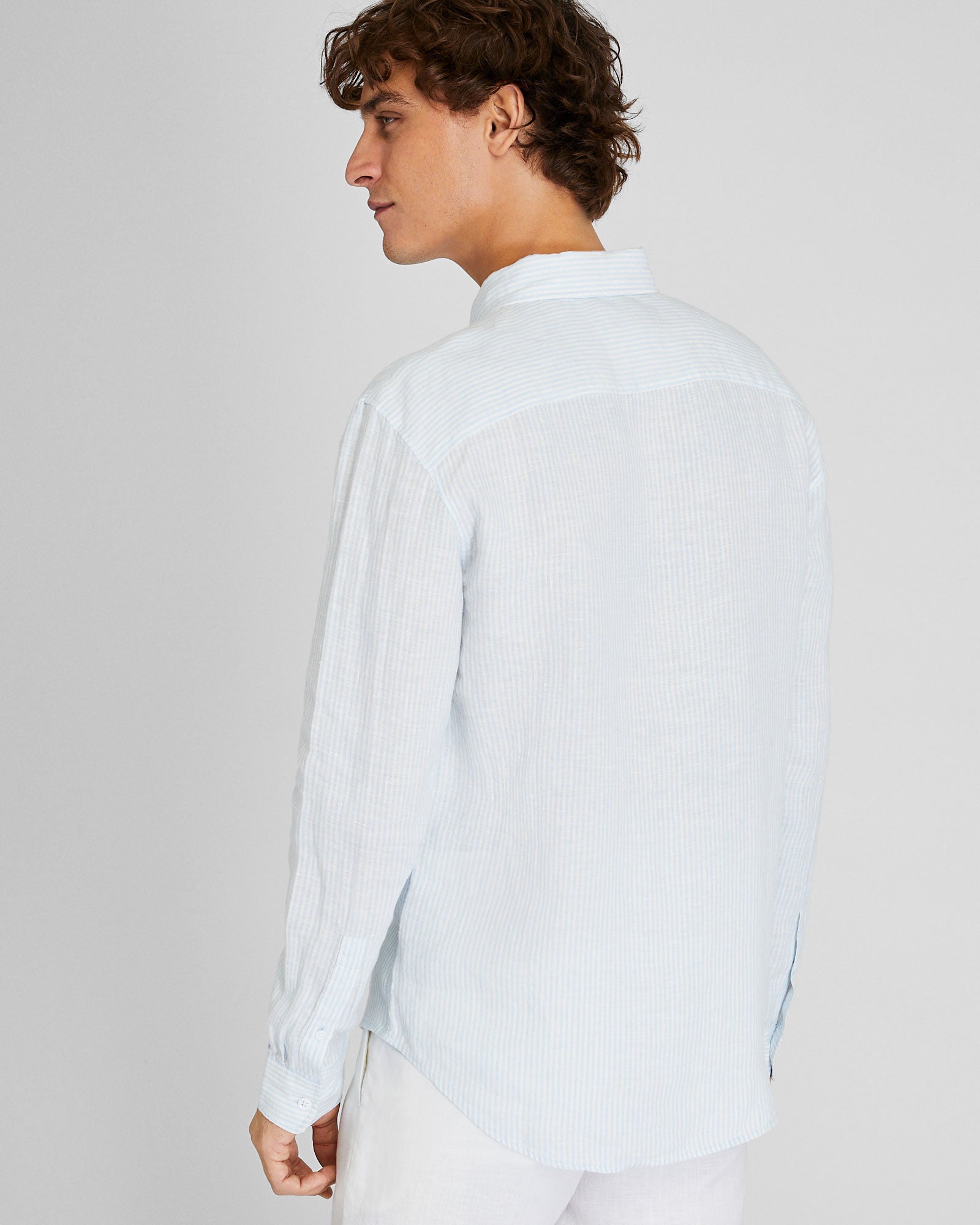 CLUB MONACO - Chemise à rayures à manches longues - Multi