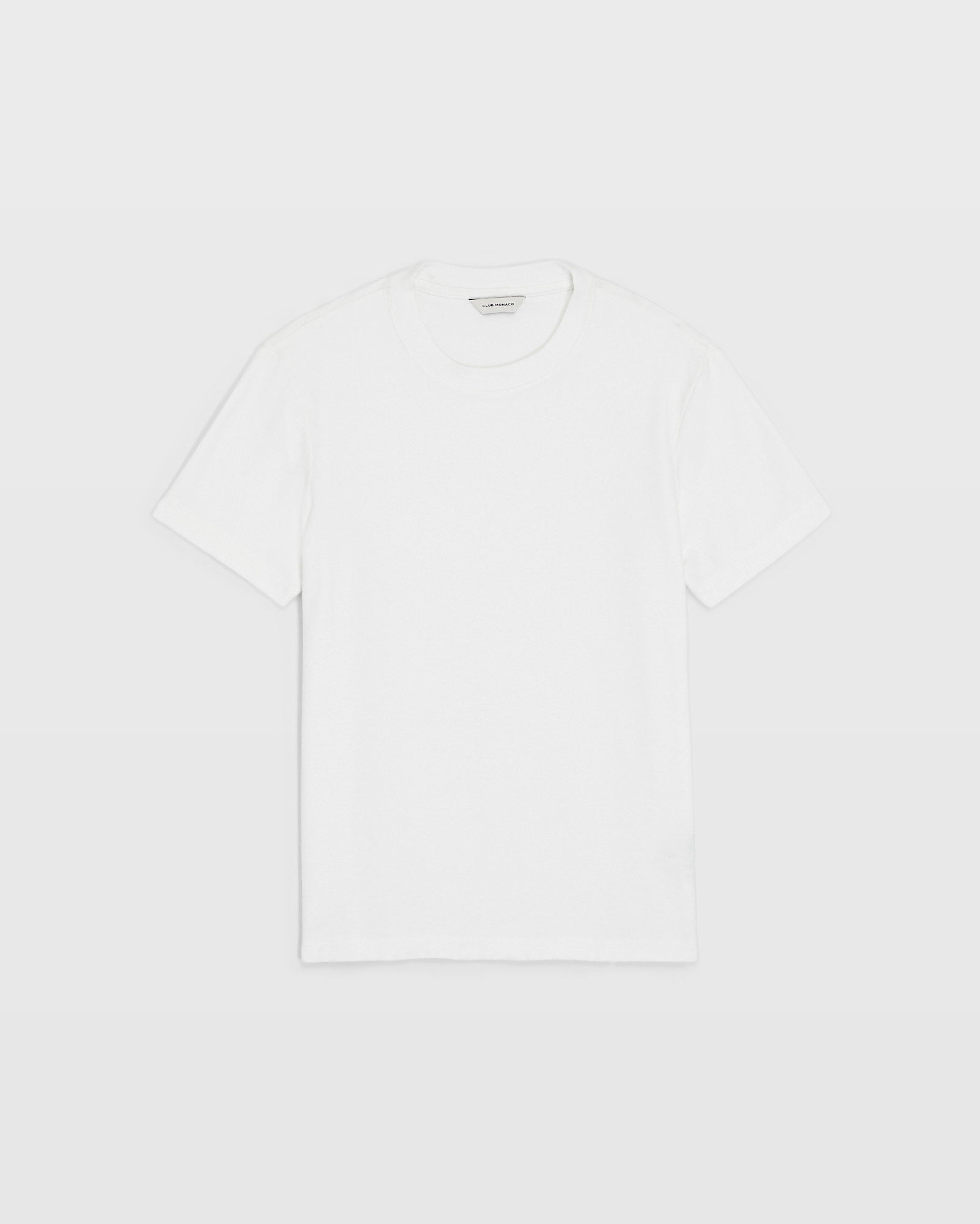 CLUB MONACO - Terry Texture Tee - White