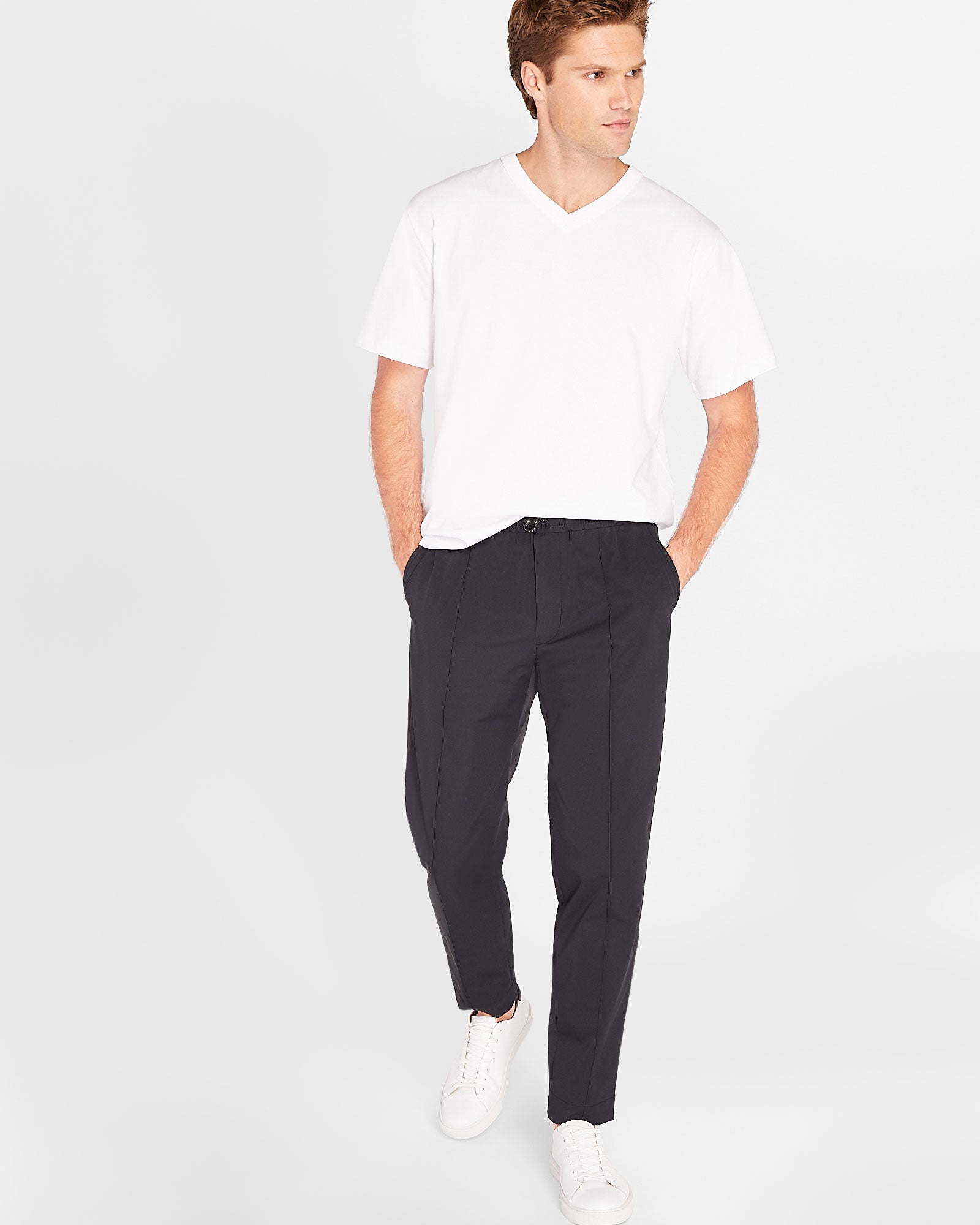 CLUB MONACO - Pantalon de voyage - Noir
