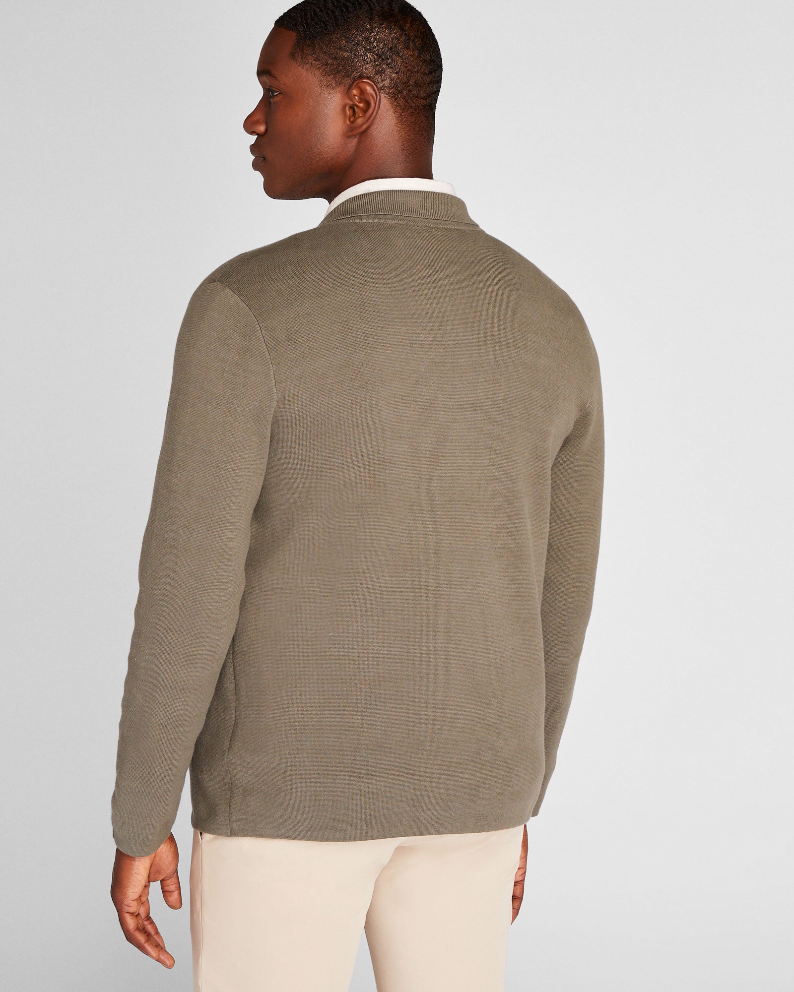 CLUB MONACO - Chandail-veste Milano - Gris