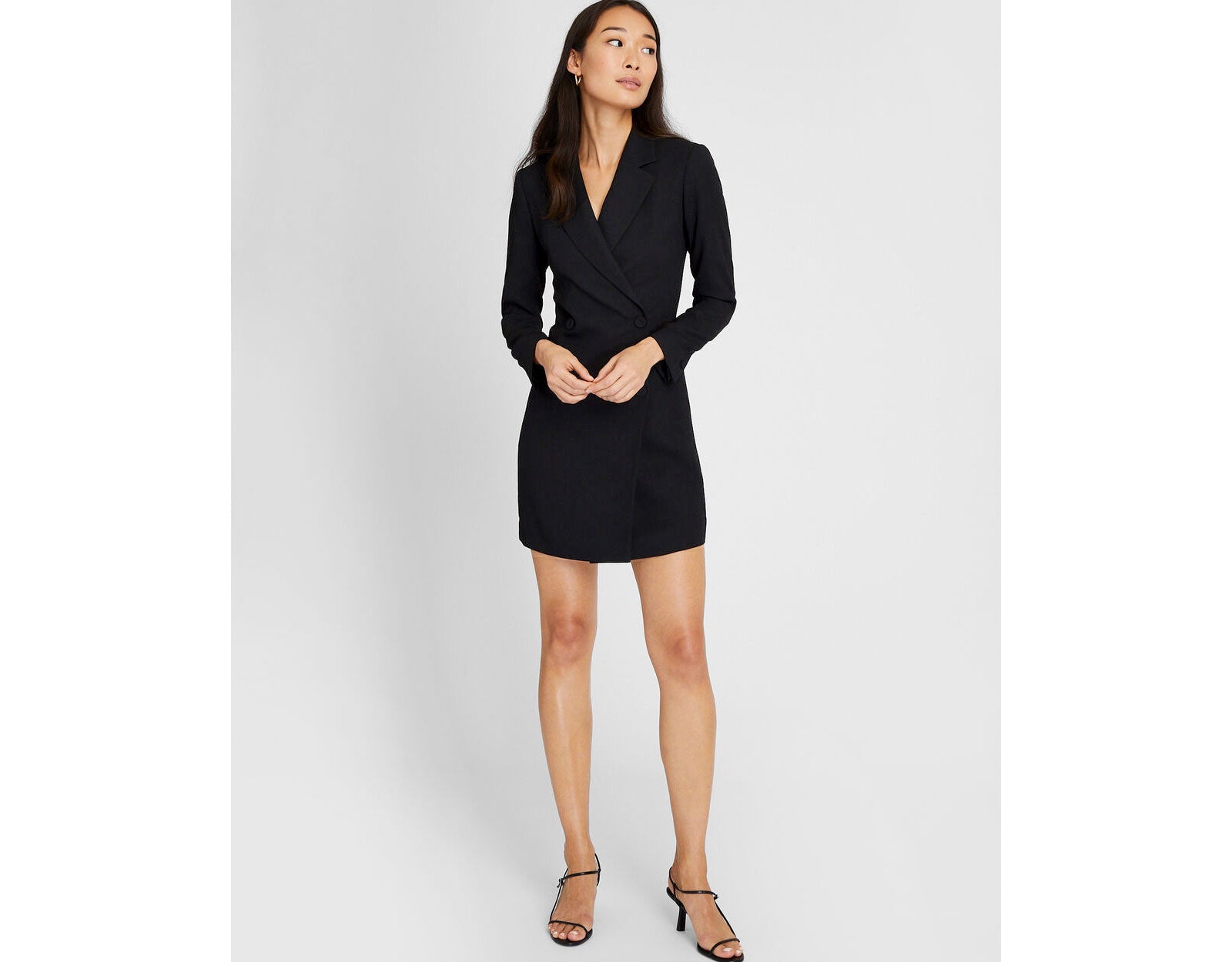 CLUB MONACO - Short Blazer Dress - Black
