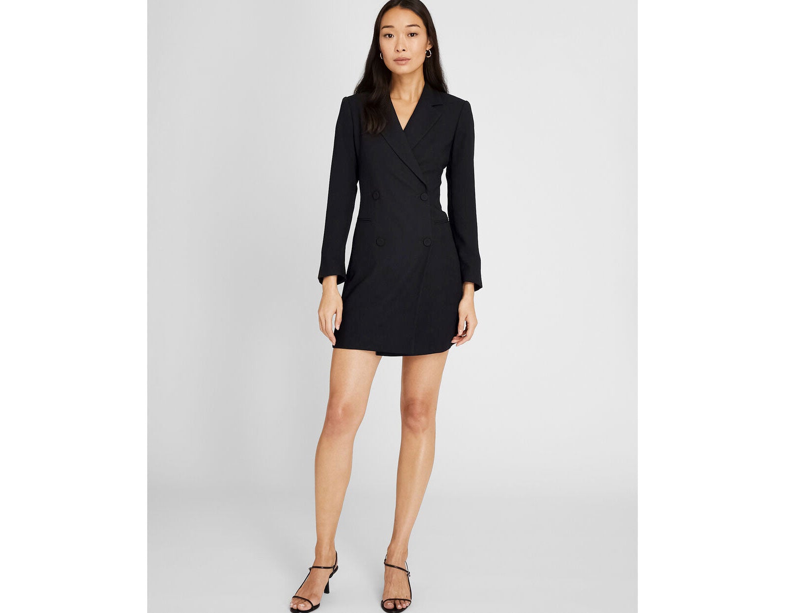 CLUB MONACO - Robe blazer courte - Noir