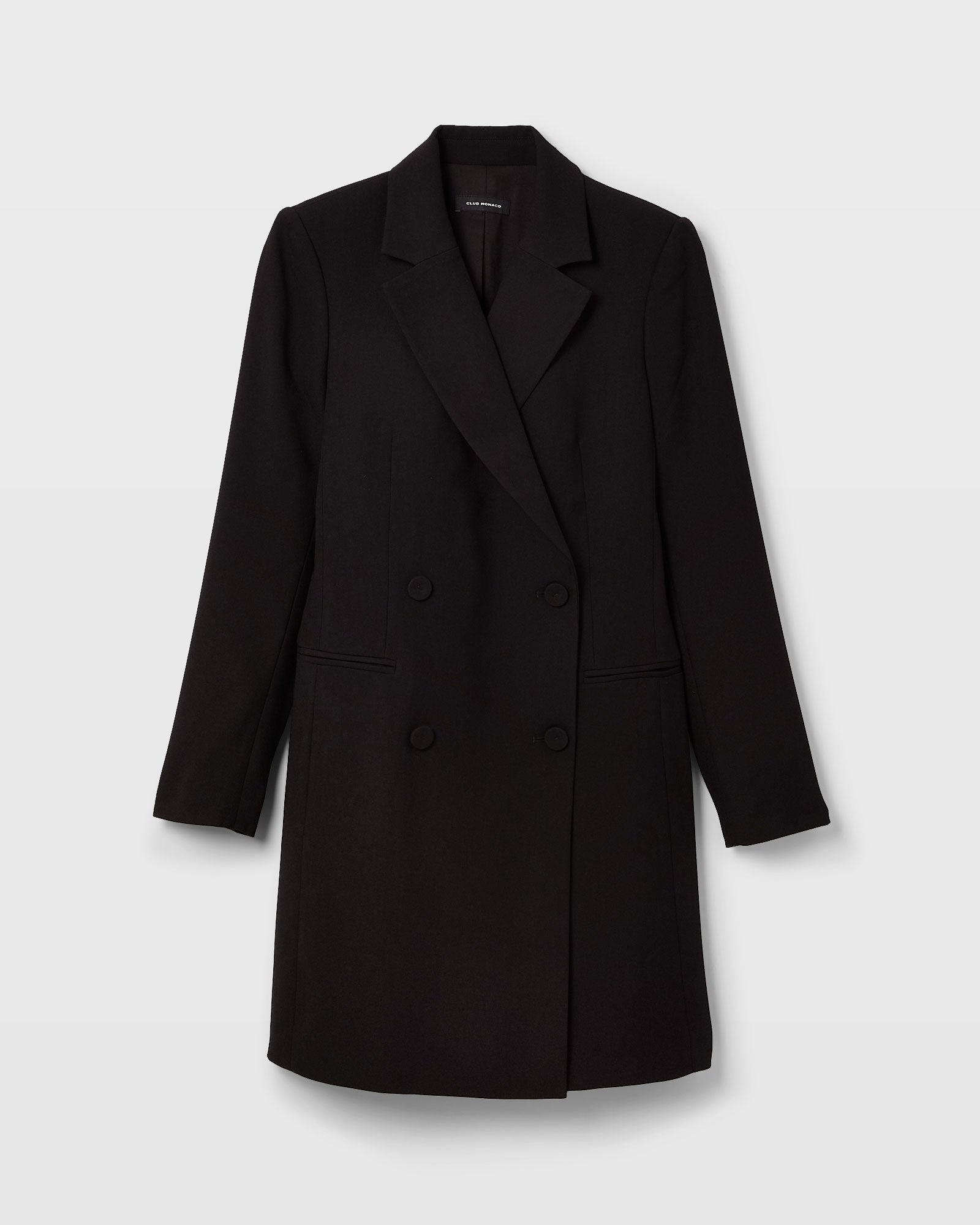 CLUB MONACO - Robe blazer courte - Noir