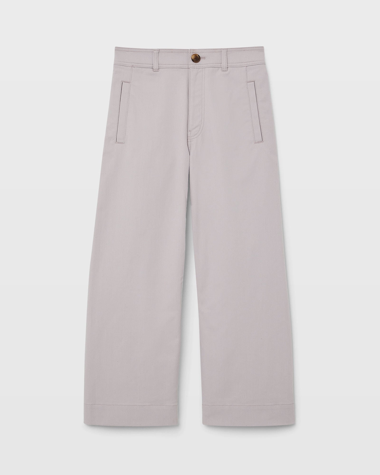CLUB MONACO - High Rise Cropped Twill Pant - Lavender