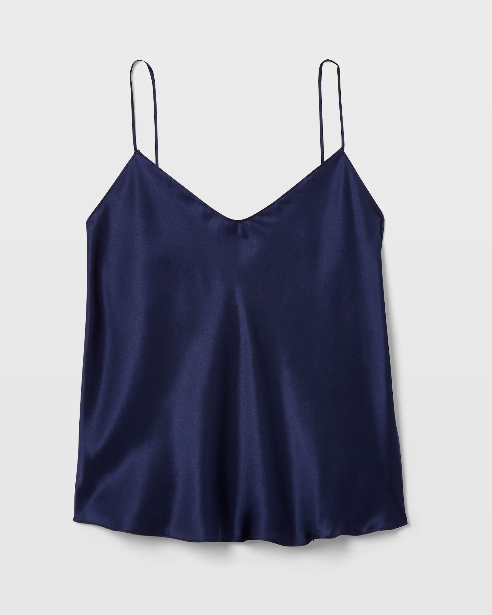 CLUB MONACO - Silk Charmeuse Cami - Navy