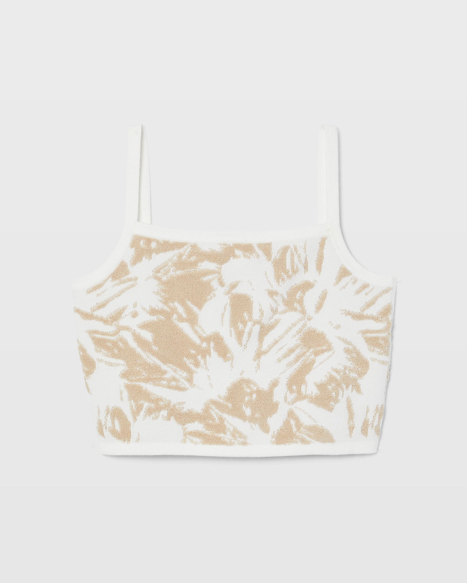 CLUB MONACO - Débardeur chandail en jacquard - Base de flocons d'avoine