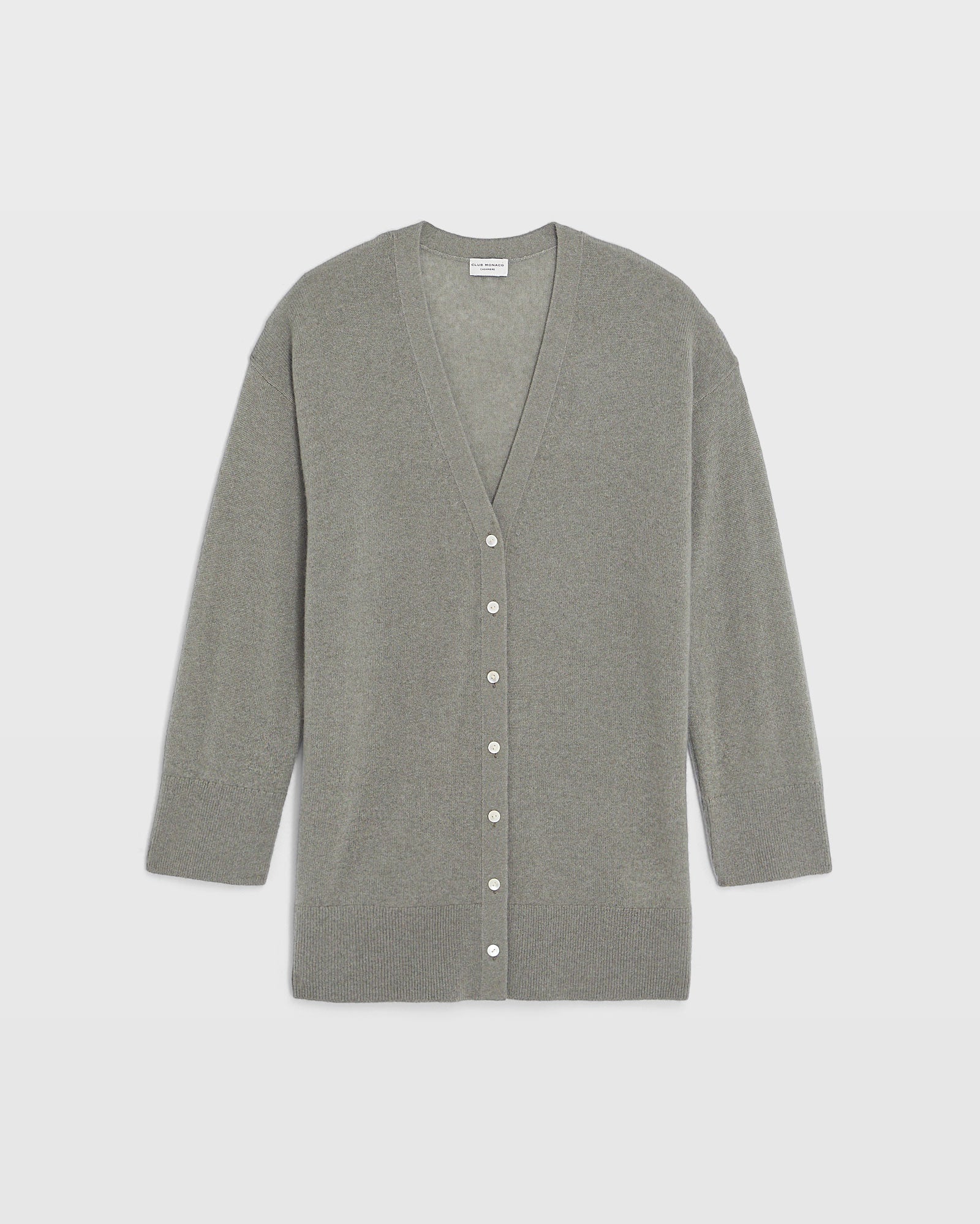 CLUB MONACO - Lofty Cashmere Cardigan - Oak