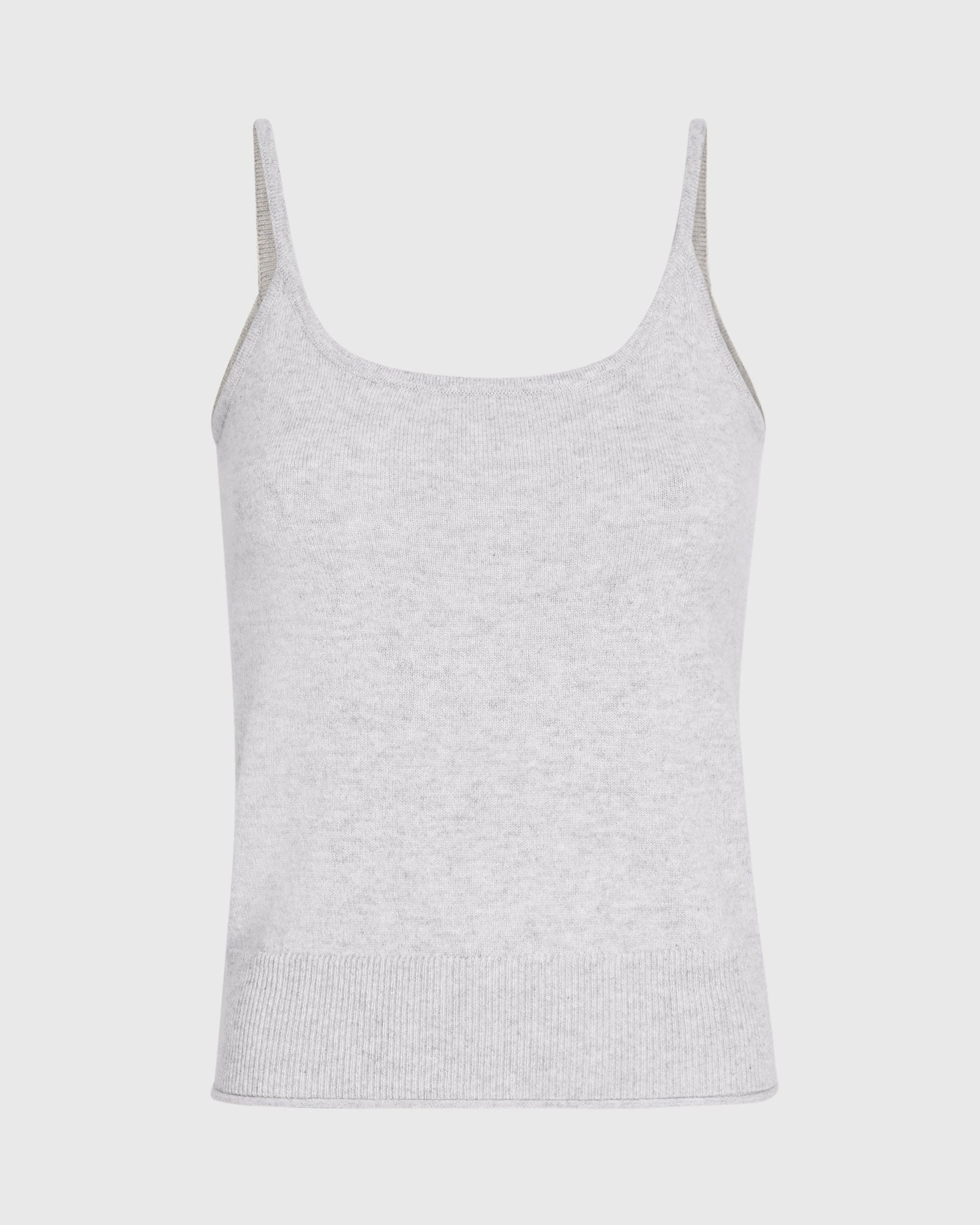 CLUB MONACO - Cashmere Tank - Light Heather Grey