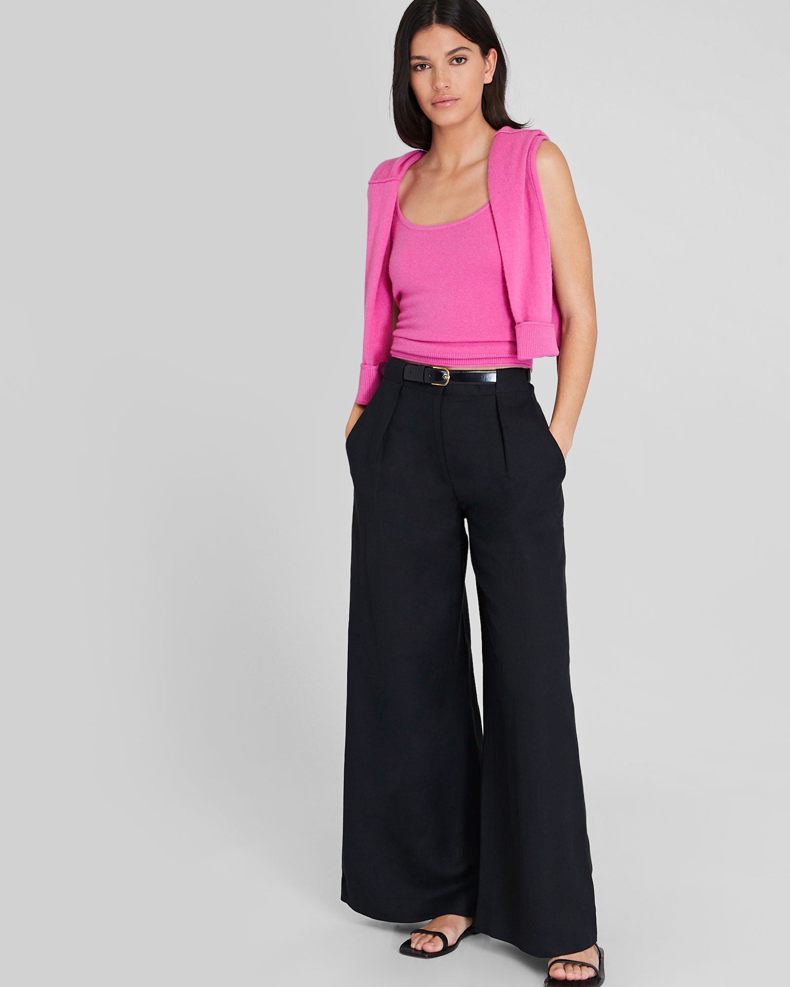 CLUB MONACO - Camisole en cachemire - Rose