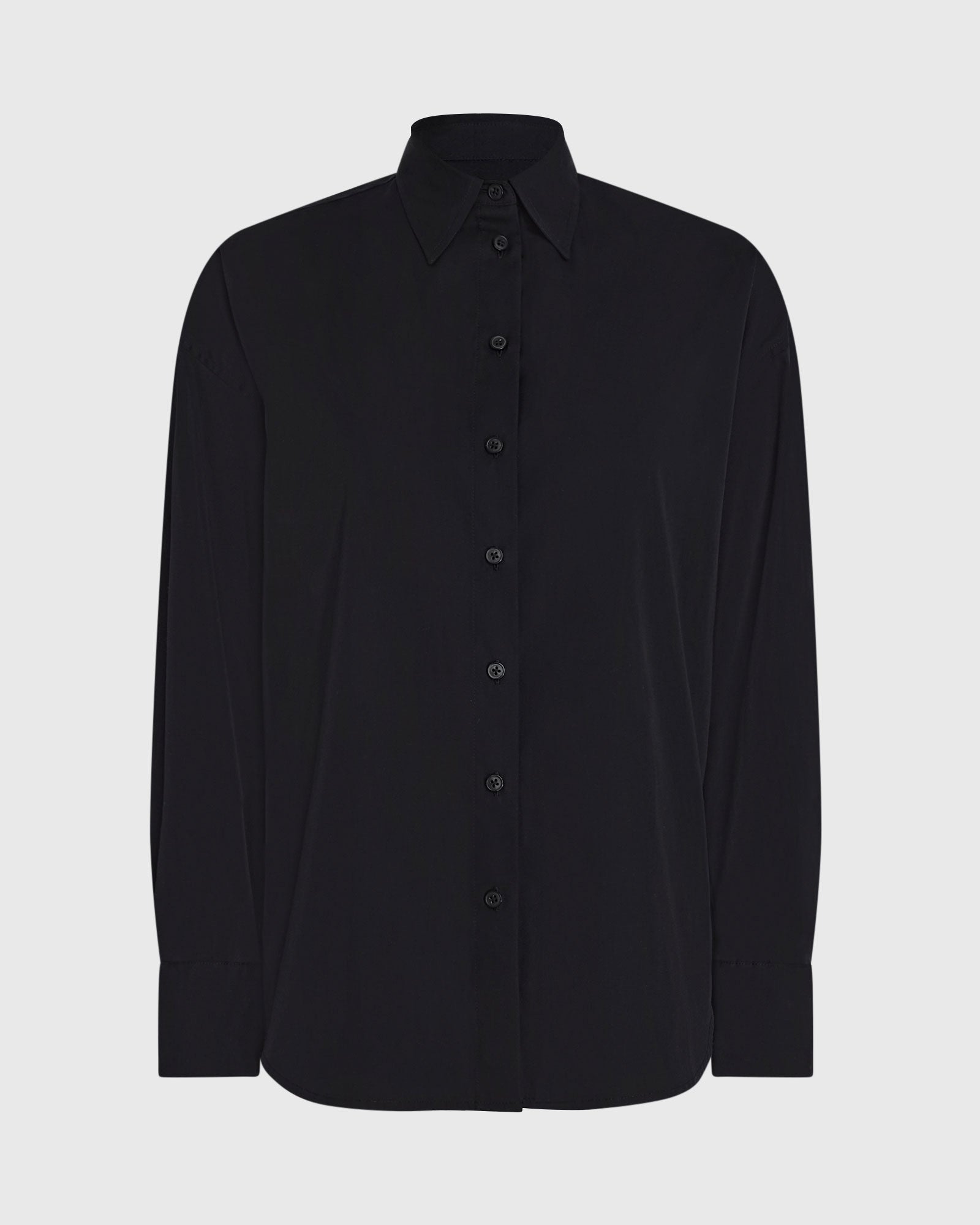 CLUB MONACO - Classic Cotton Button-Down Shirt - Black