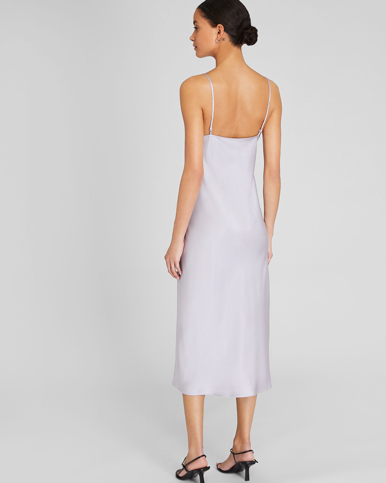 CLUB MONACO - Robe à enfiler en charmeuse de soie - Violet moyen