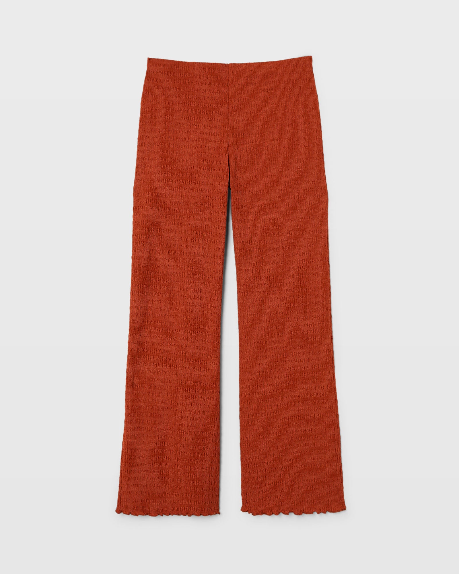 CLUB MONACO - Smock Detail Pant - Terracotta