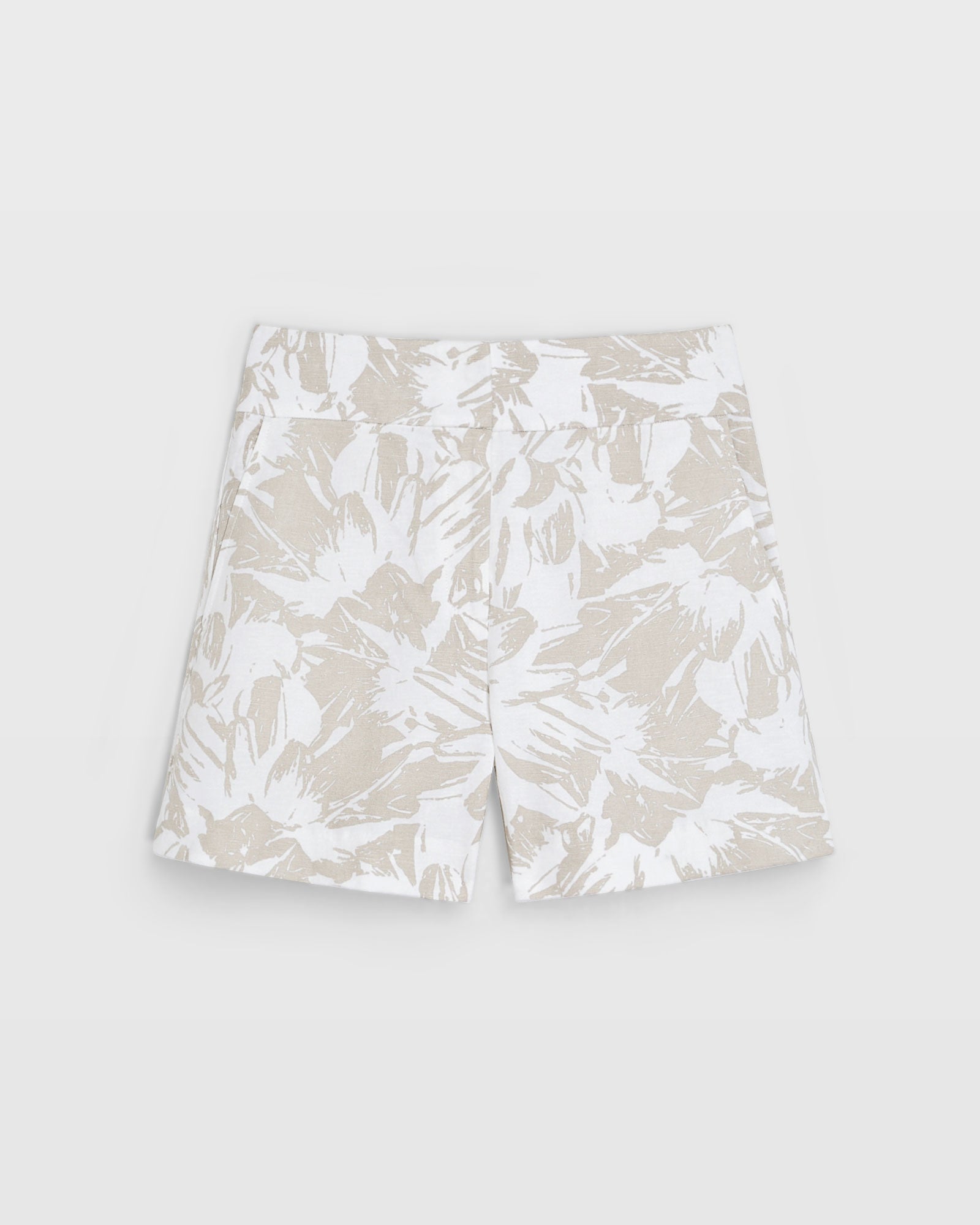 CLUB MONACO - Refined Flat Front Short - Oatmeal Base