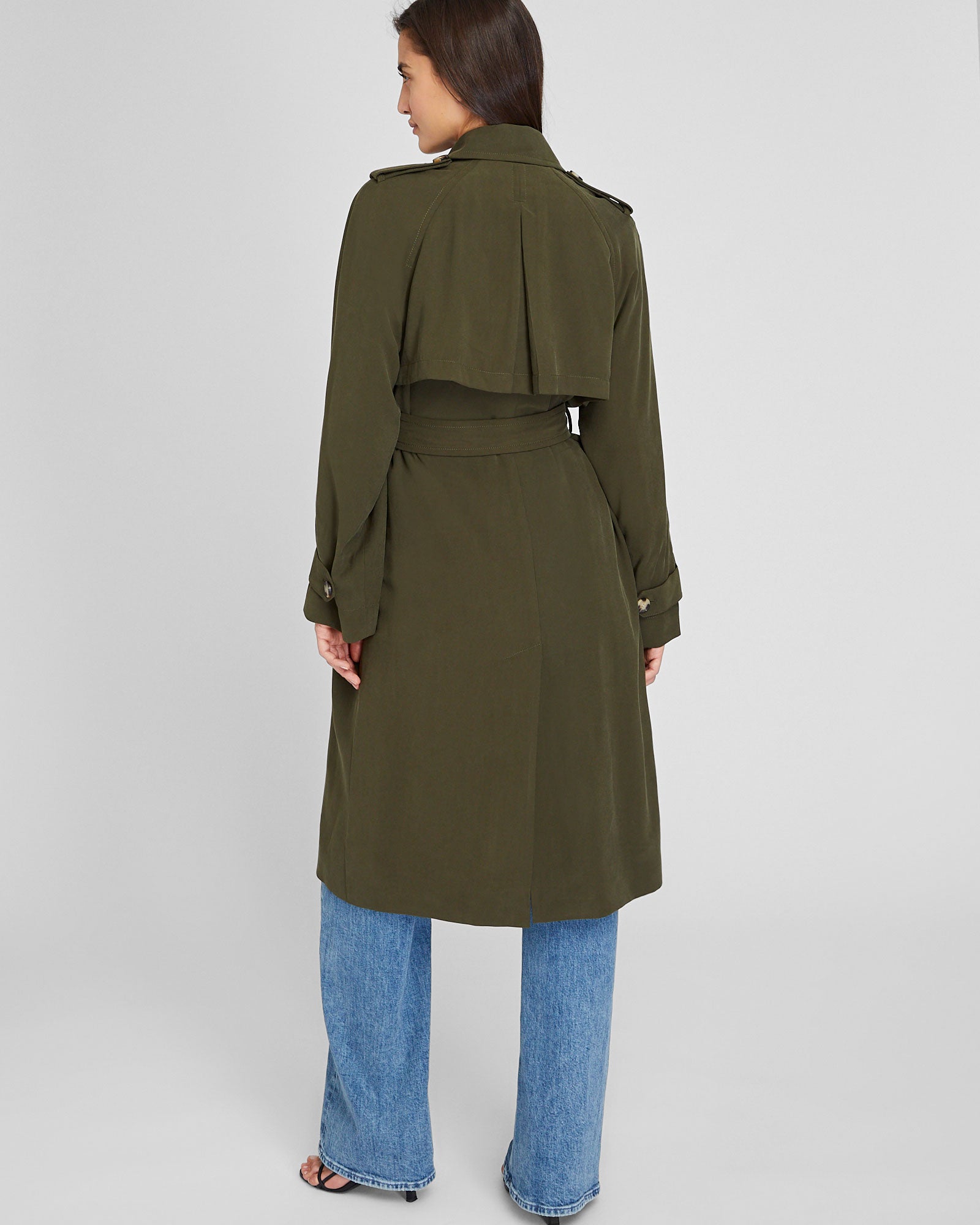 CLUB MONACO - Le trench drapé - Noyau d'Olive