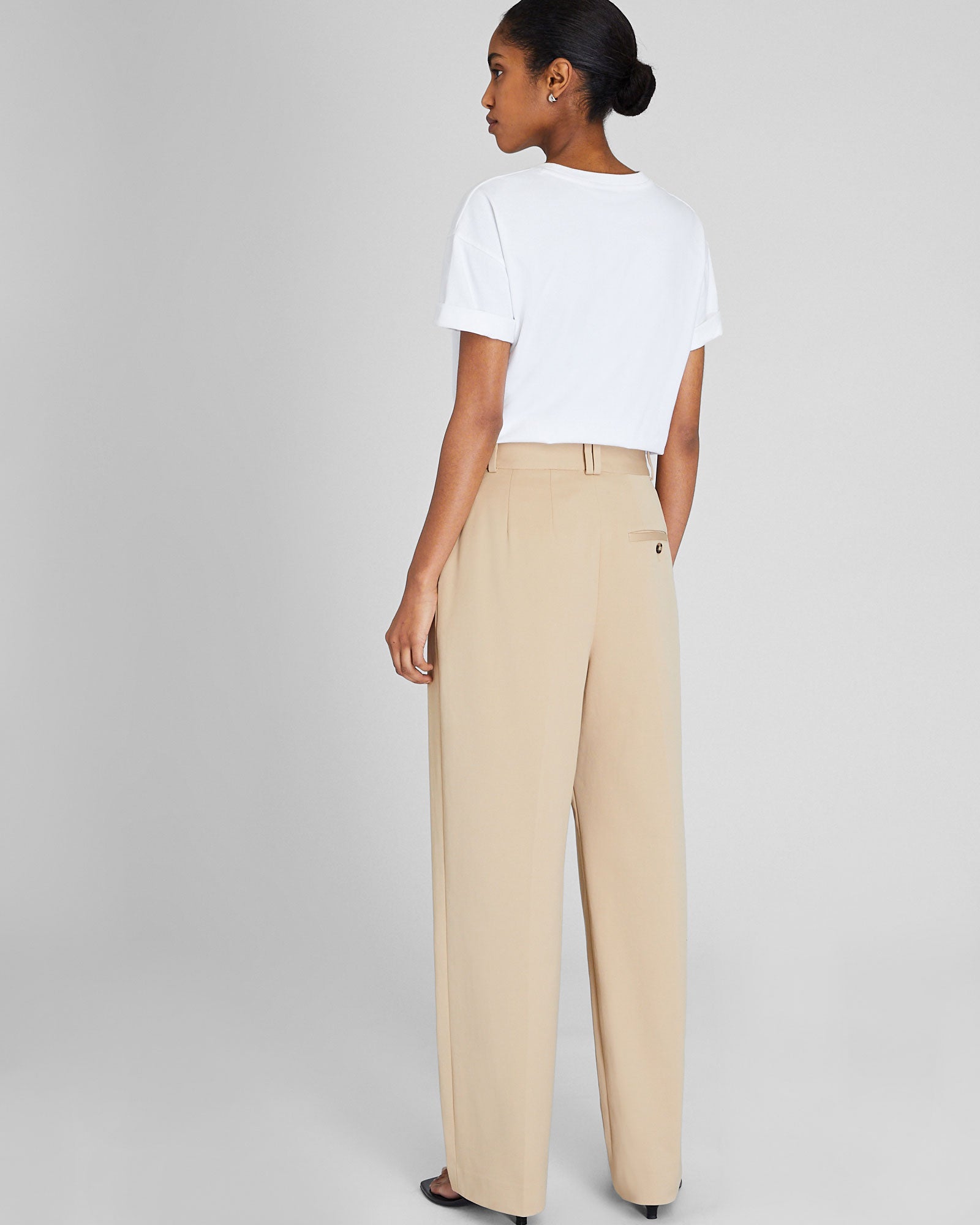 CLUB MONACO - Pantalon chino technique - Kaki