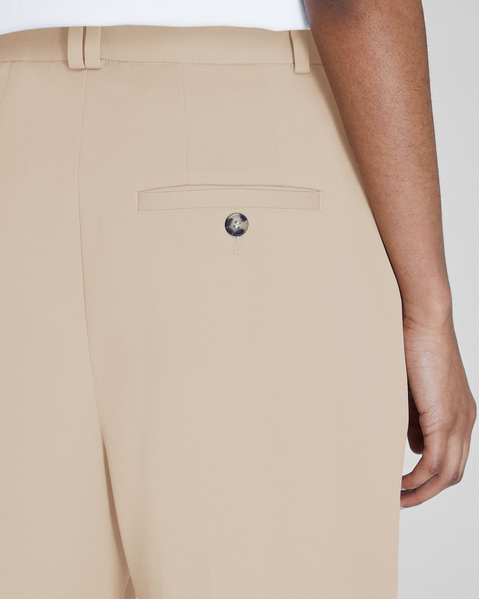 CLUB MONACO - Pantalon chino technique - Kaki