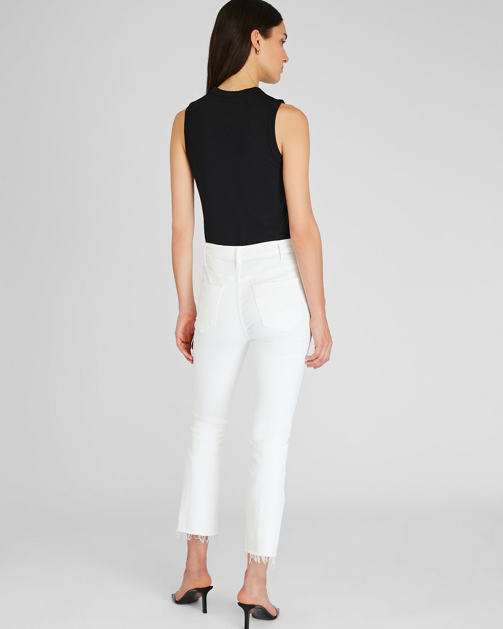 CLUB MONACO - Jean The Hustler par Mother - Blanc