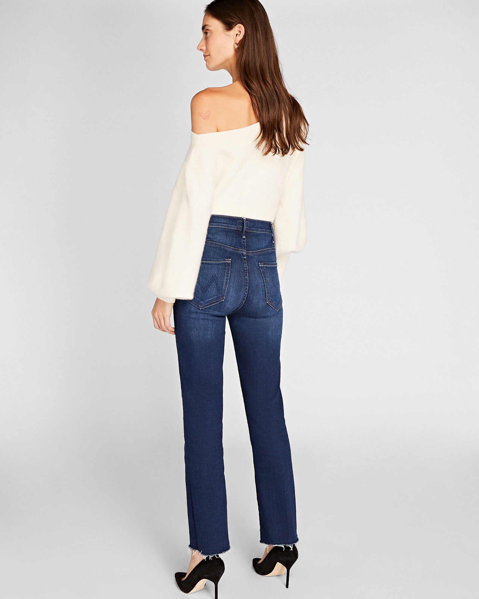 CLUB MONACO - Jean The Hustler par Mother - Denim