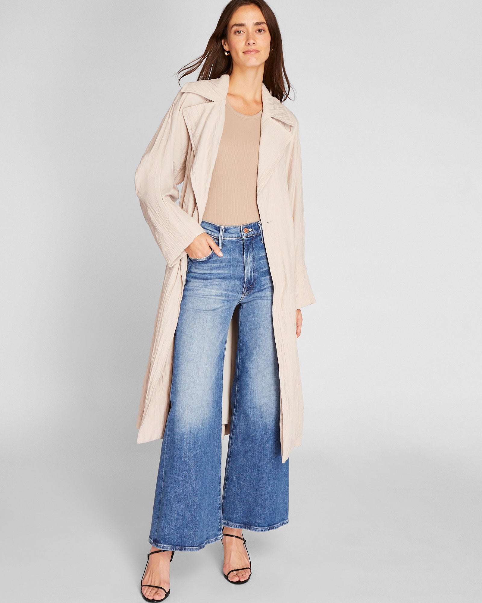 CLUB MONACO - MOTHER The Hustler Roller Ankle Jeans - Denim