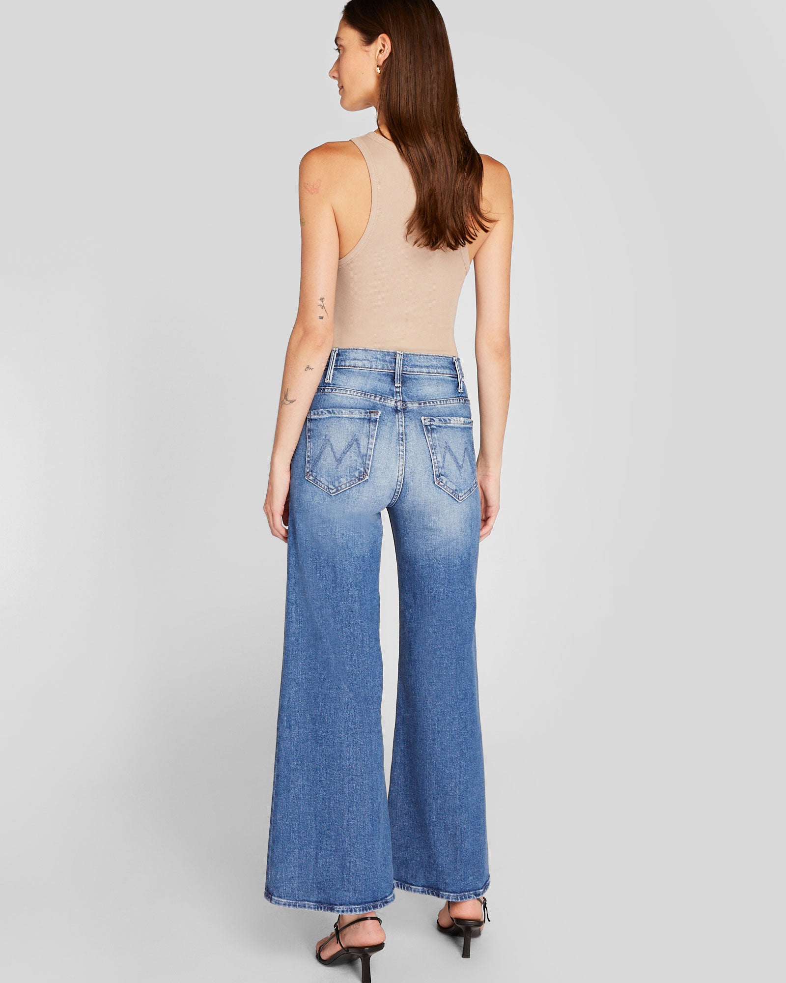 CLUB MONACO - MOTHER The Hustler Roller Ankle Jeans - Denim