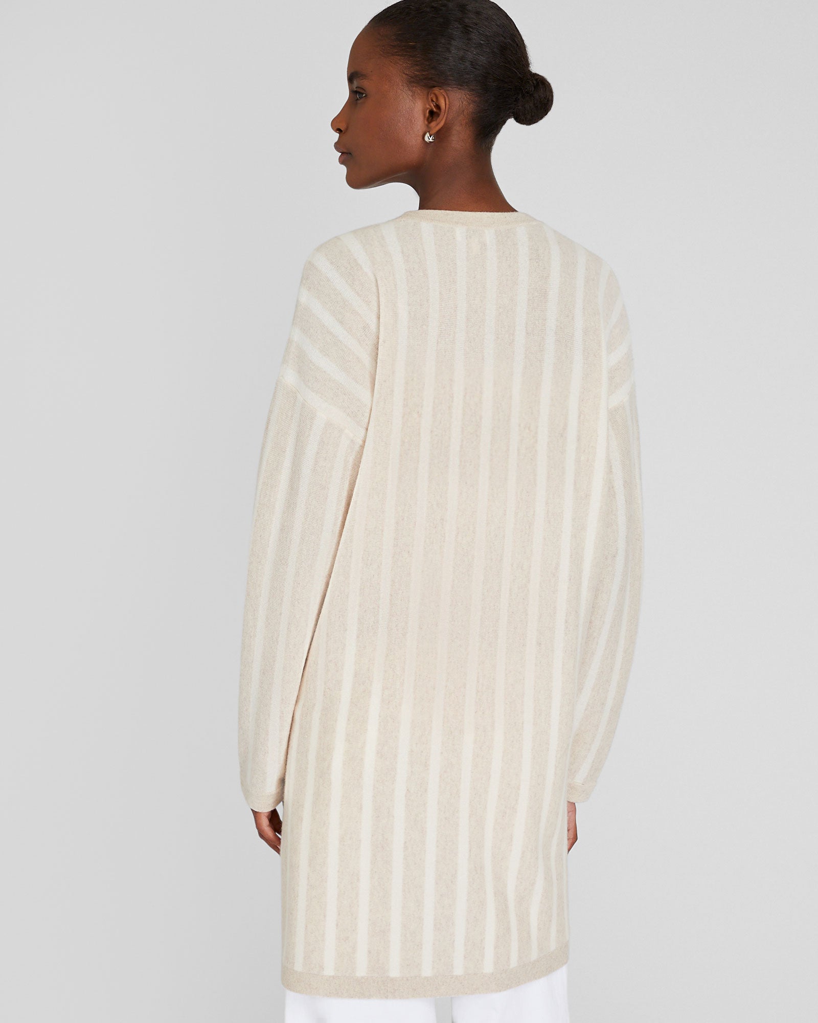 CLUB MONACO - Cashmere Beach Cardigan - Oatmeal Mix