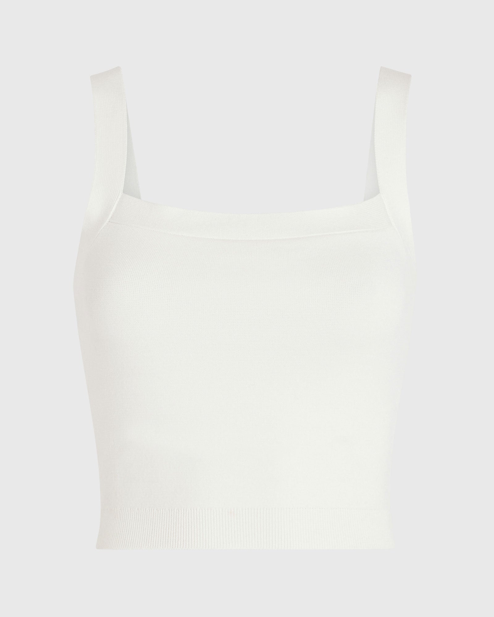 CLUB MONACO - Cropped Sweater Tank - White