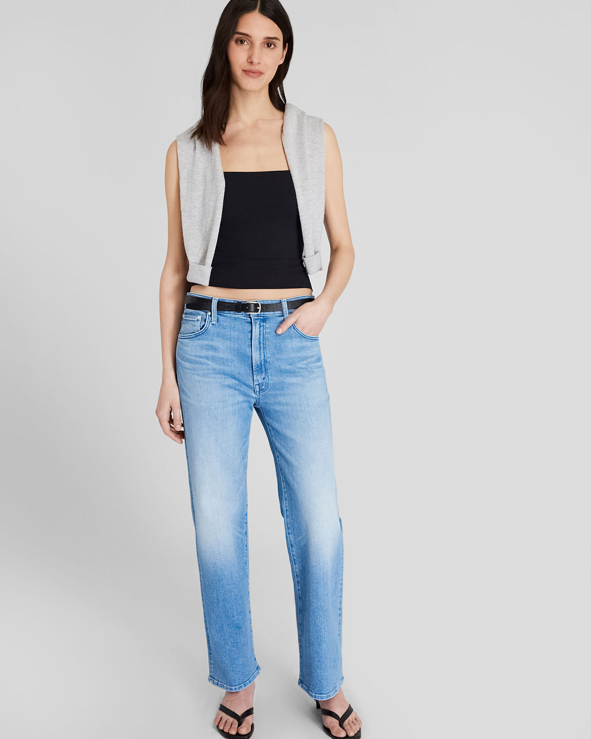 Club Monaco - Camisole contour - Noir