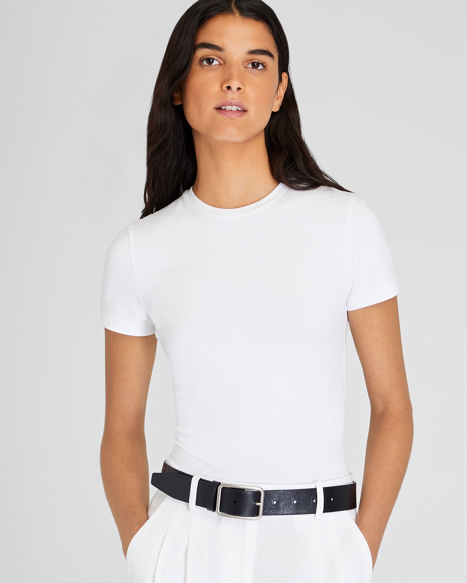 CLUB MONACO - Contour Tee - White