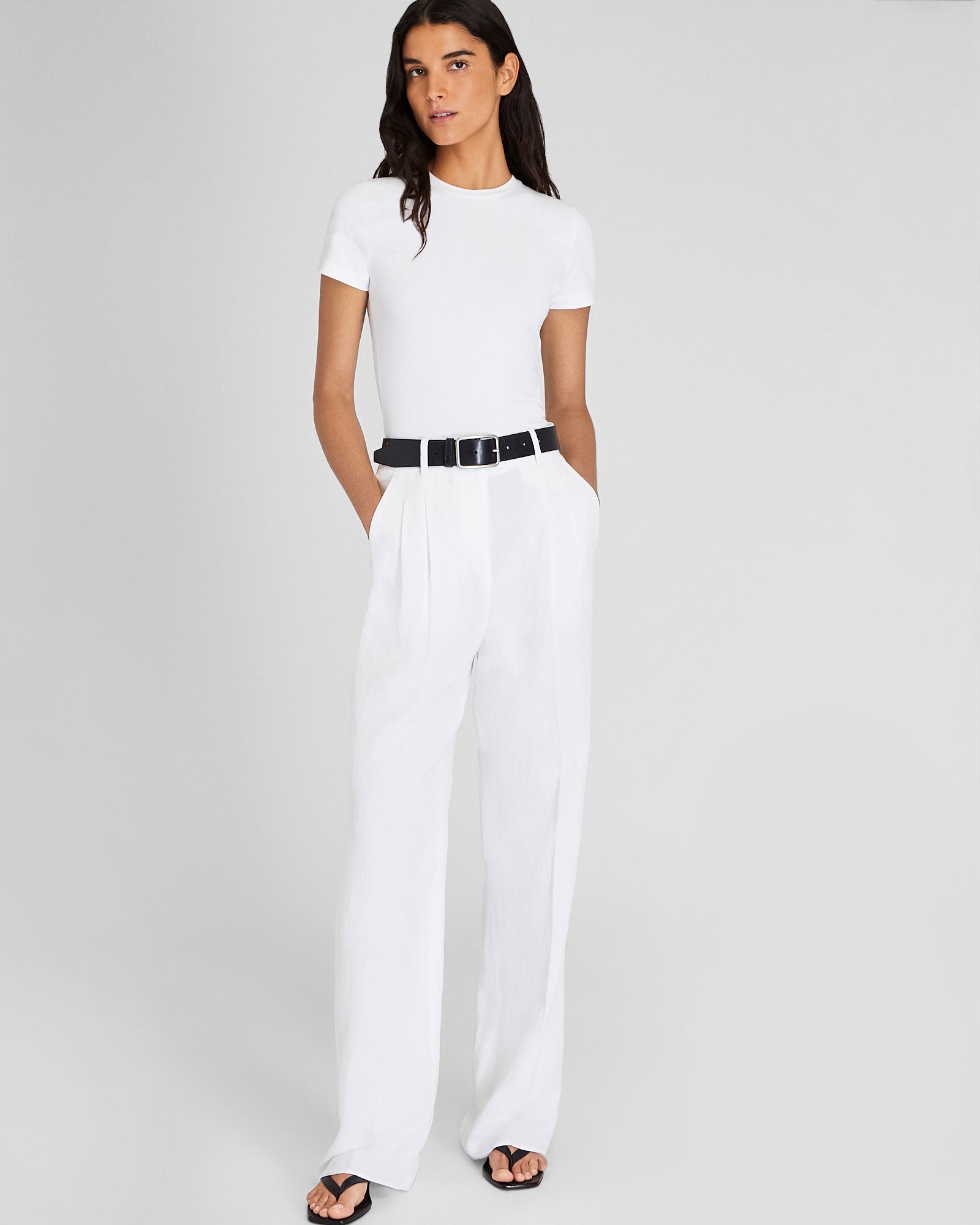 CLUB MONACO - Contour Tee - White