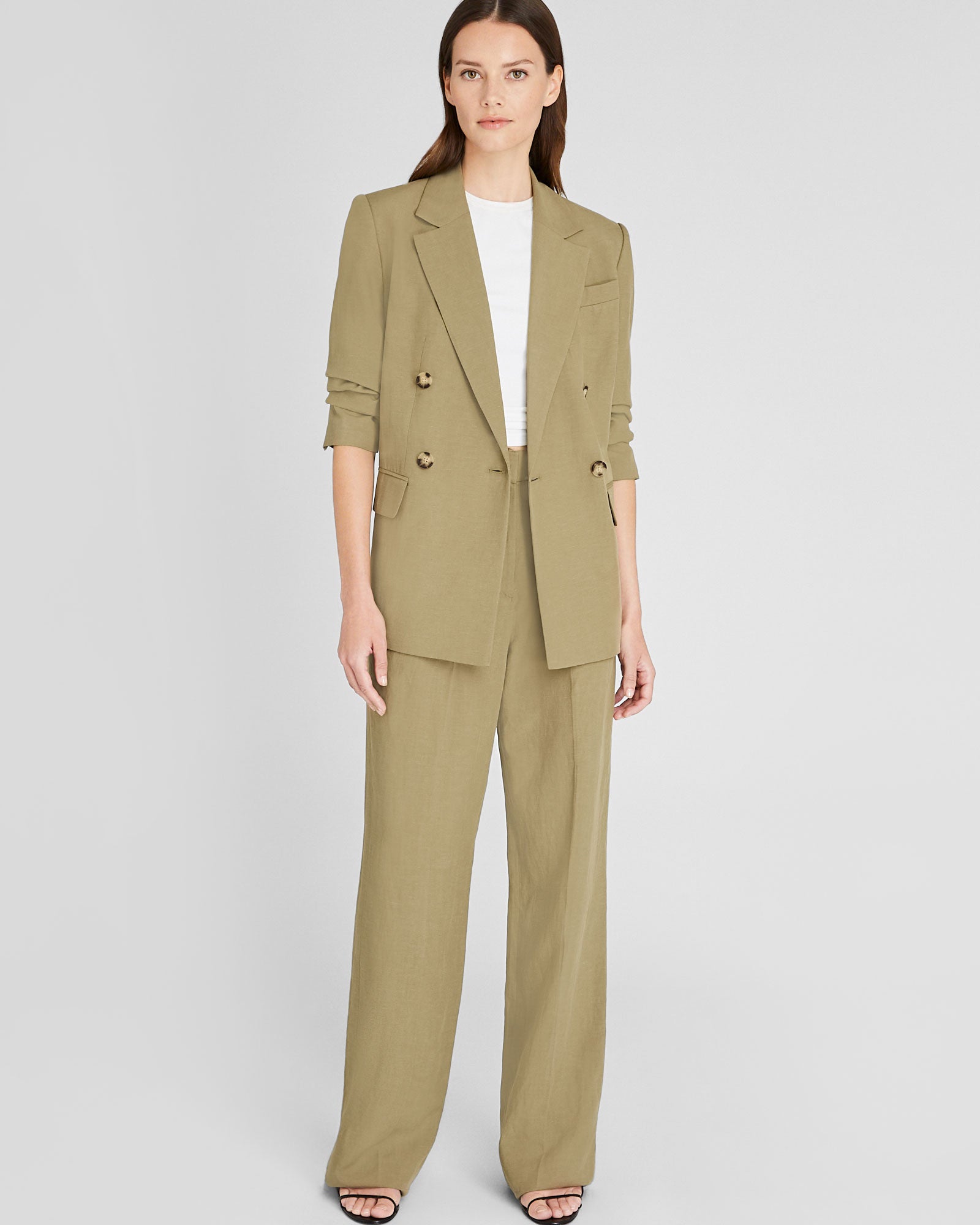 CLUB MONACO - Blazer léger à double boutonnage - Thym