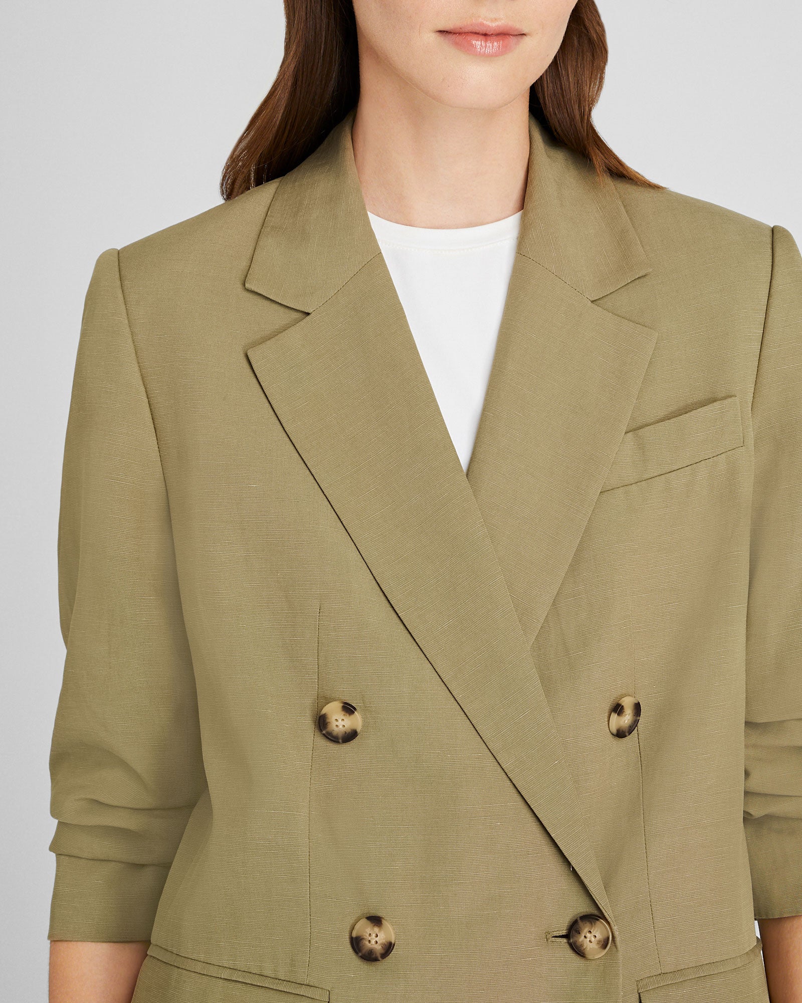 CLUB MONACO - Blazer léger à double boutonnage - Thym